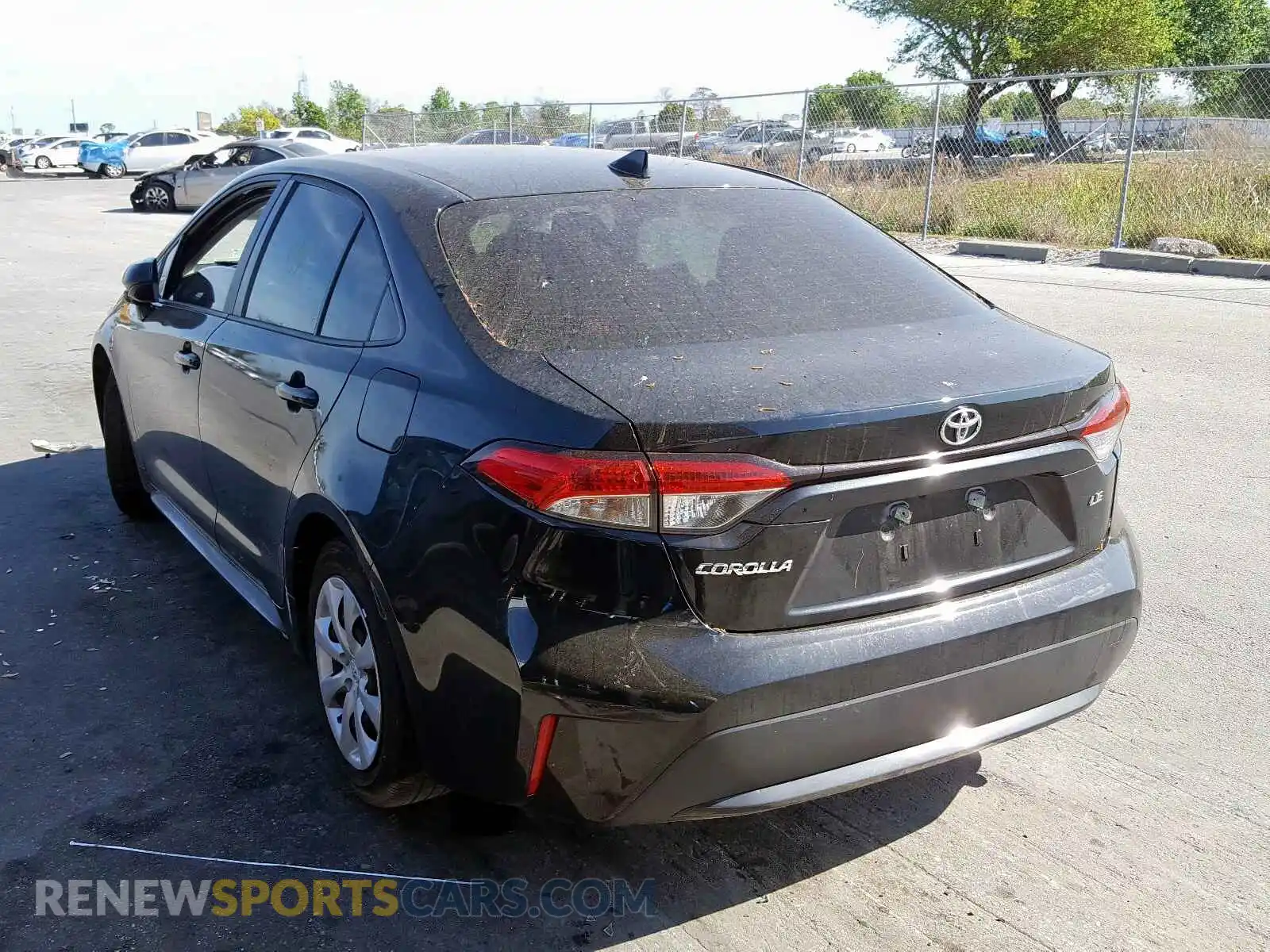 3 Photograph of a damaged car JTDEPRAE2LJ049912 TOYOTA COROLLA 2020