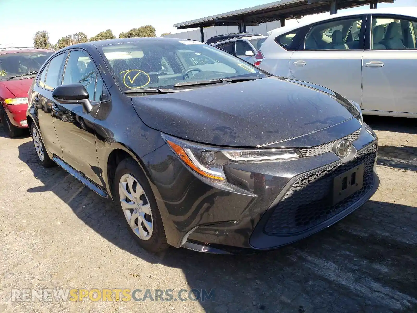 1 Photograph of a damaged car JTDEPRAE2LJ051188 TOYOTA COROLLA 2020