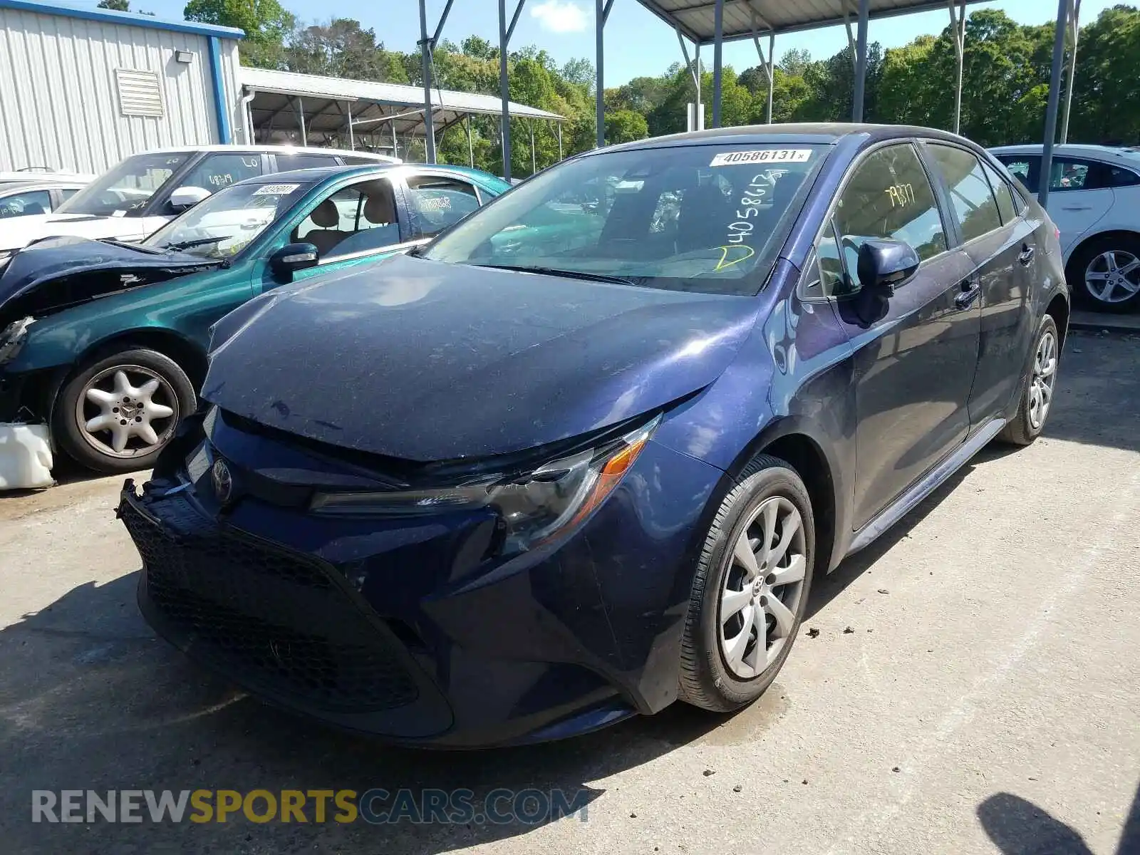 2 Photograph of a damaged car JTDEPRAE2LJ054589 TOYOTA COROLLA 2020