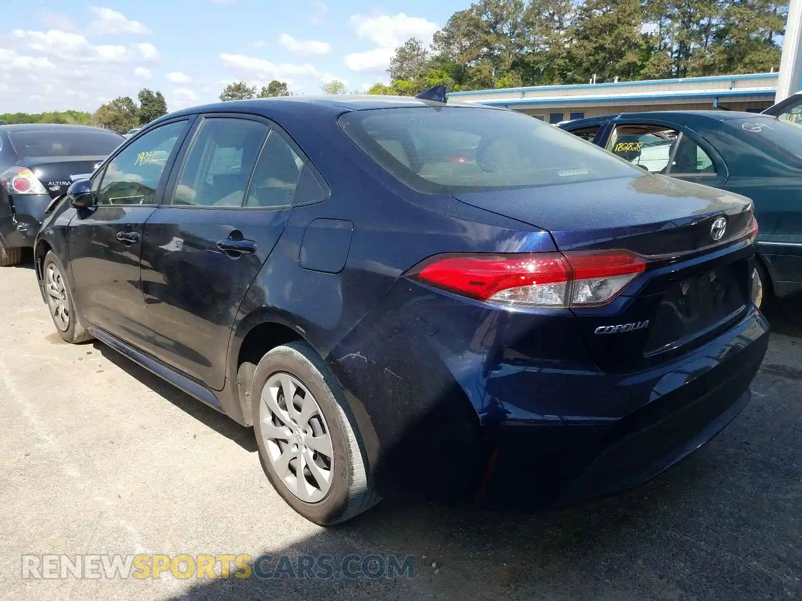 3 Photograph of a damaged car JTDEPRAE2LJ054589 TOYOTA COROLLA 2020