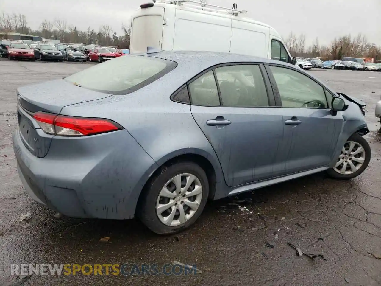 3 Photograph of a damaged car JTDEPRAE2LJ056763 TOYOTA COROLLA 2020