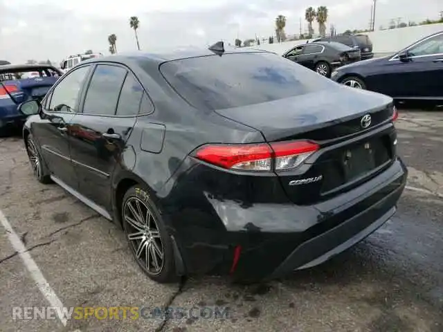 3 Photograph of a damaged car JTDEPRAE2LJ058531 TOYOTA COROLLA 2020