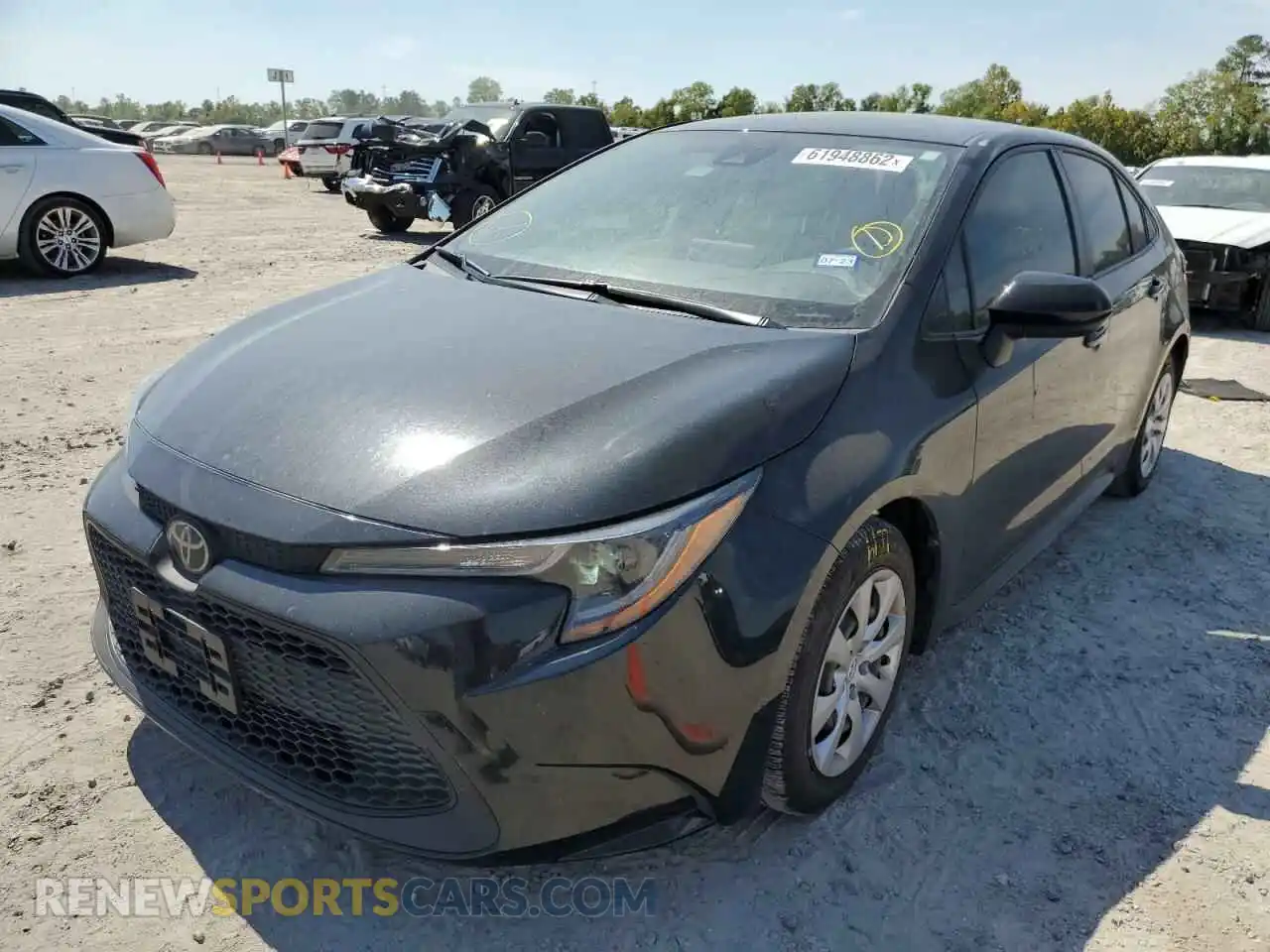 2 Photograph of a damaged car JTDEPRAE2LJ060649 TOYOTA COROLLA 2020