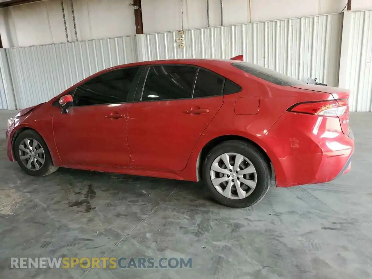 2 Photograph of a damaged car JTDEPRAE2LJ063888 TOYOTA COROLLA 2020