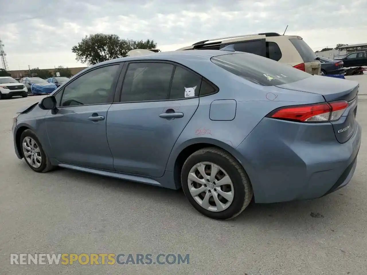 2 Photograph of a damaged car JTDEPRAE2LJ067584 TOYOTA COROLLA 2020