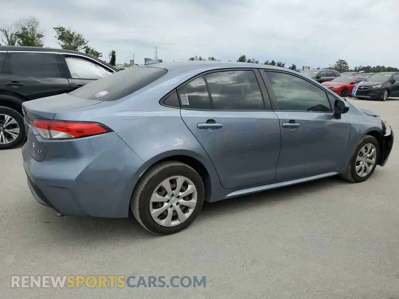 3 Photograph of a damaged car JTDEPRAE2LJ067584 TOYOTA COROLLA 2020