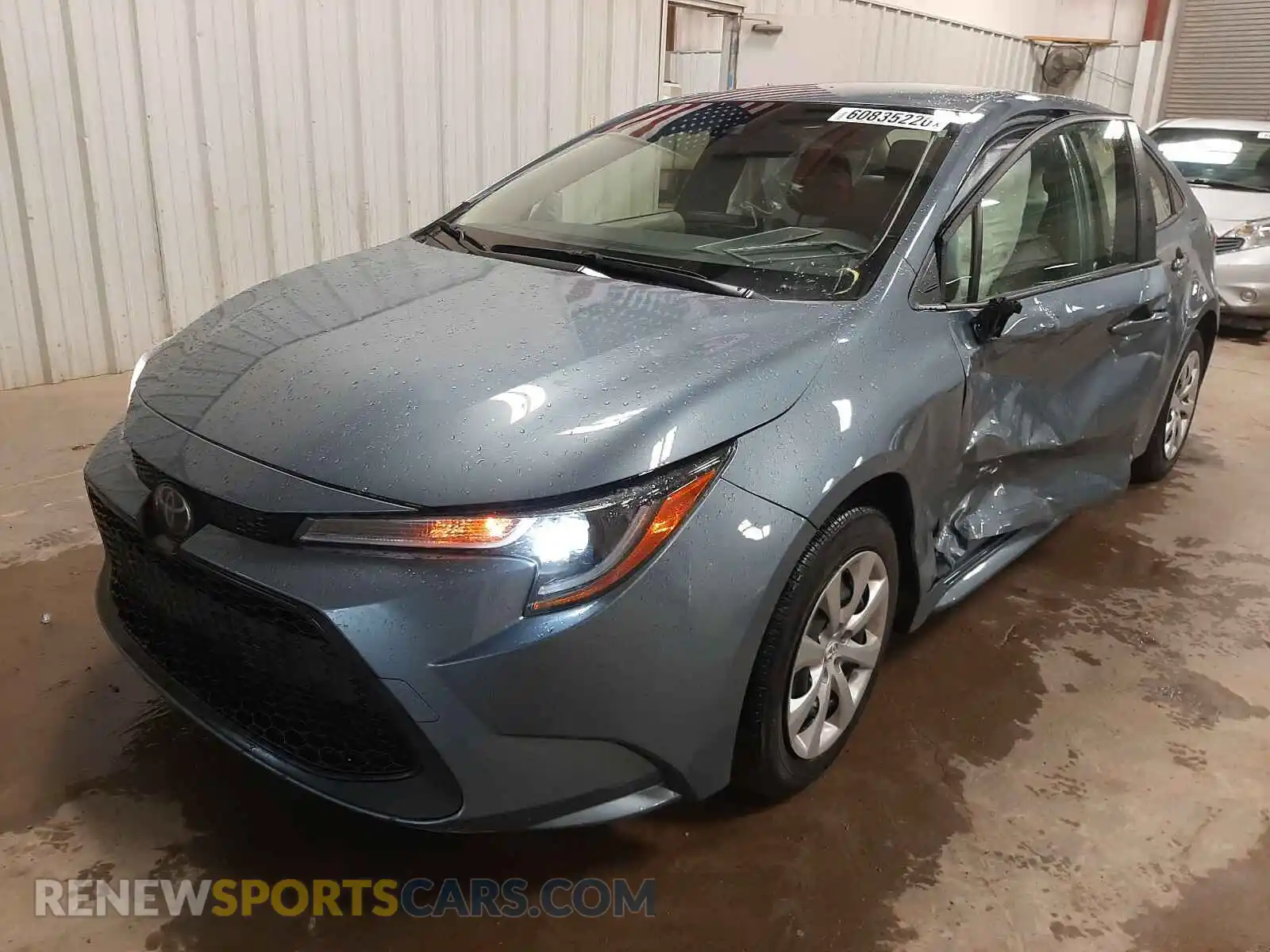 2 Photograph of a damaged car JTDEPRAE2LJ067942 TOYOTA COROLLA 2020