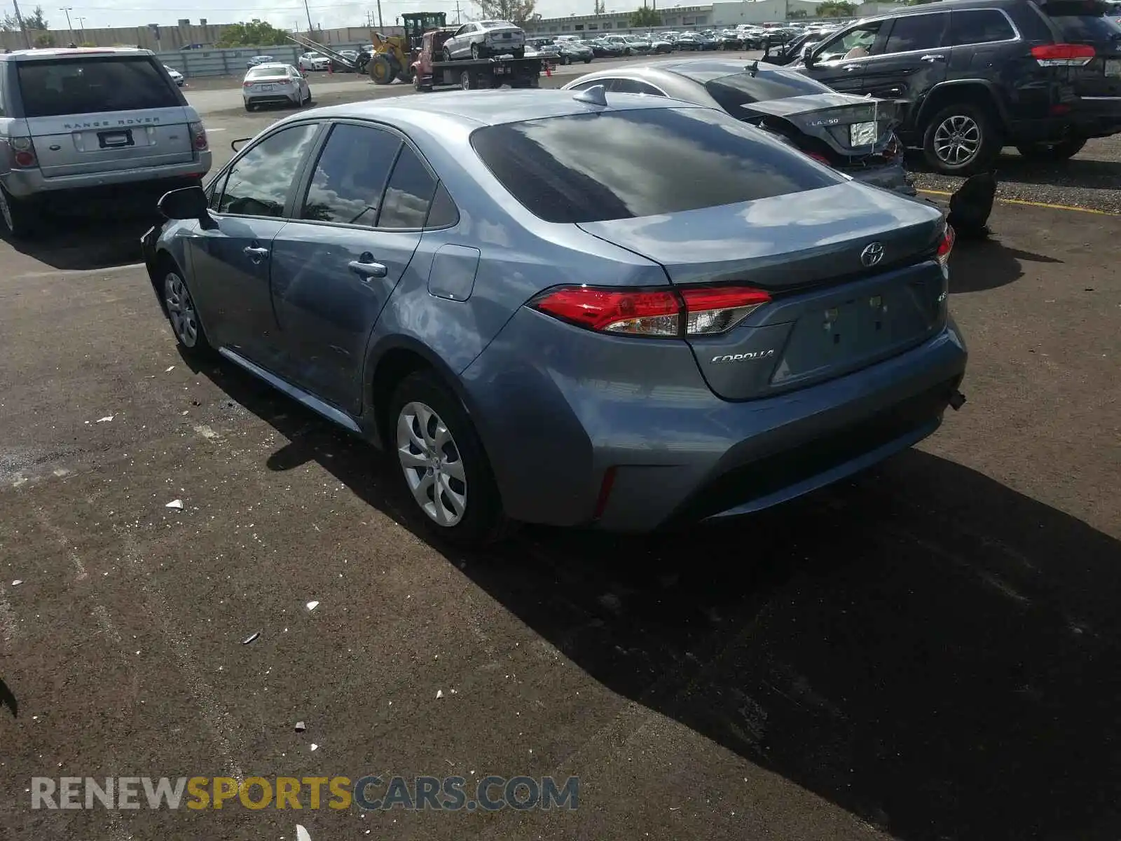 3 Photograph of a damaged car JTDEPRAE2LJ068041 TOYOTA COROLLA 2020