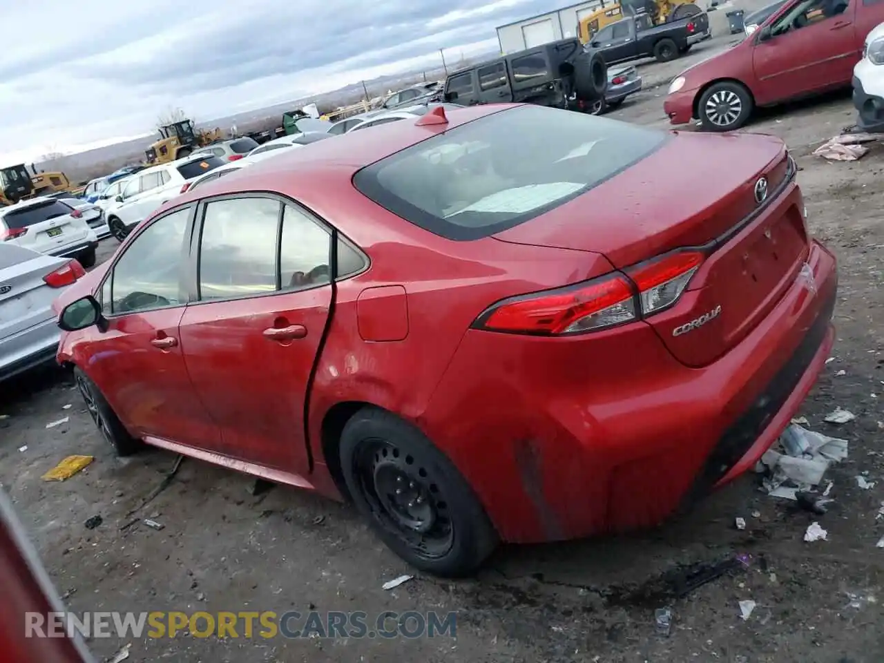 2 Photograph of a damaged car JTDEPRAE2LJ073109 TOYOTA COROLLA 2020