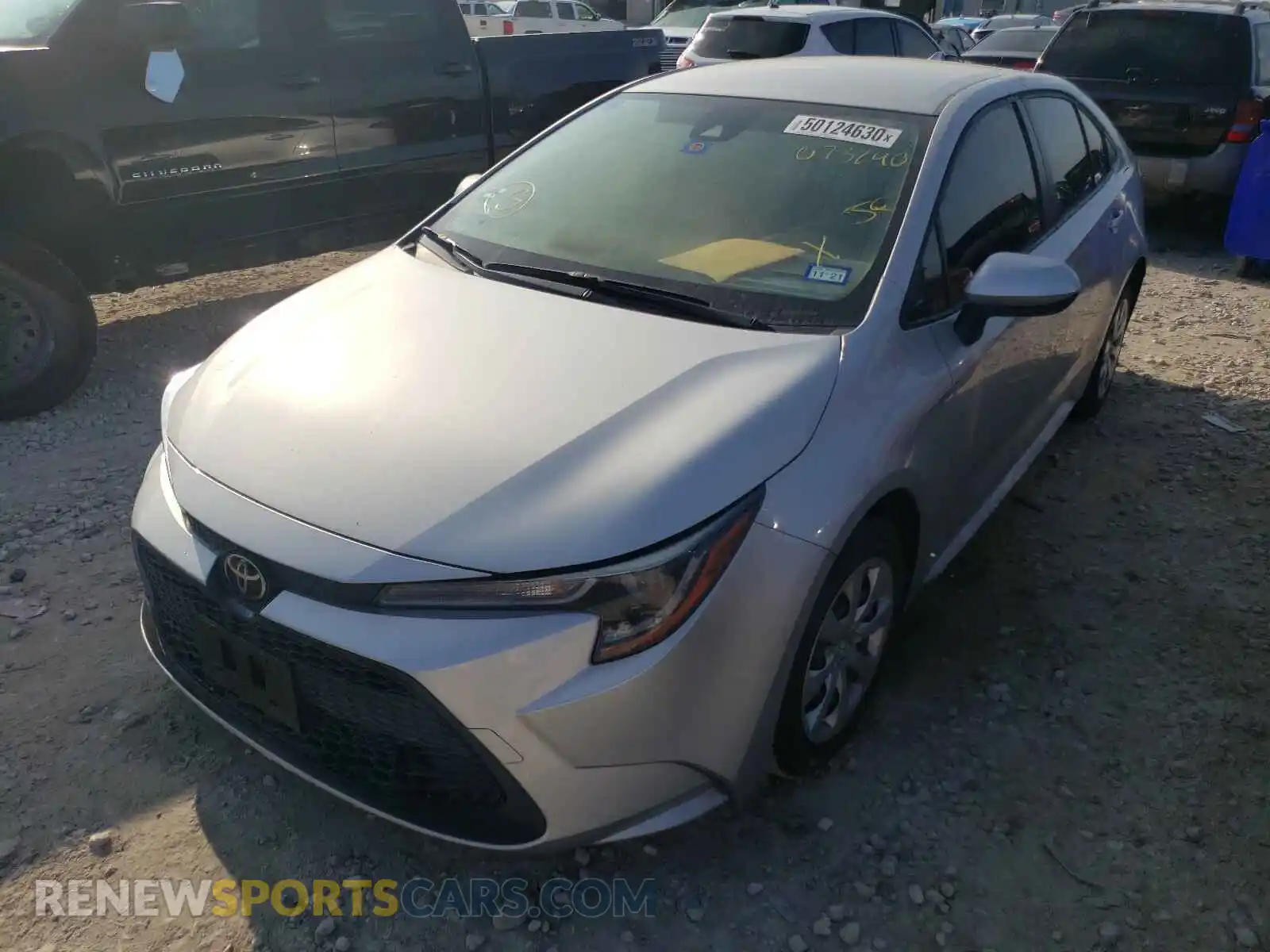 2 Photograph of a damaged car JTDEPRAE2LJ073790 TOYOTA COROLLA 2020