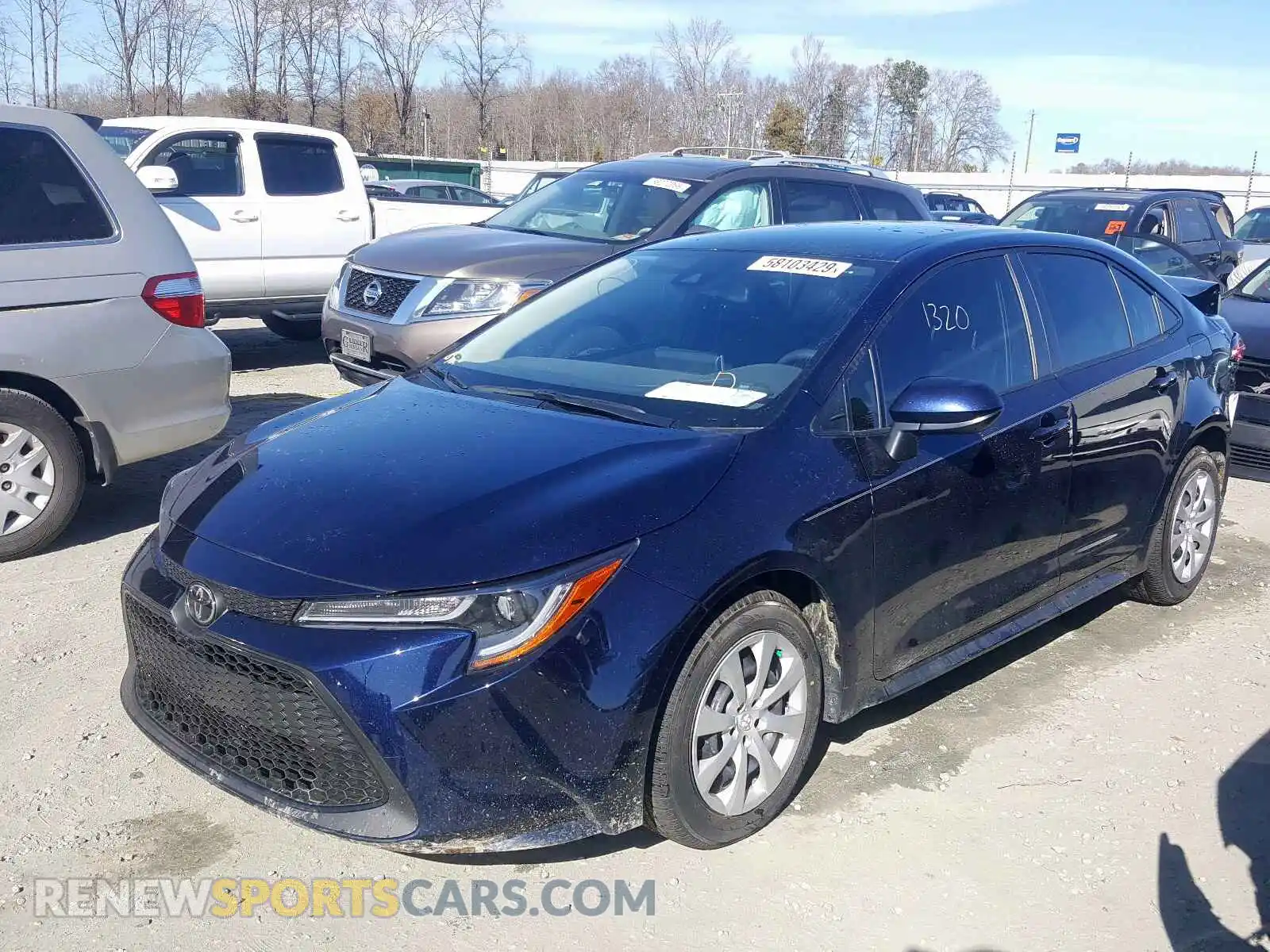 2 Photograph of a damaged car JTDEPRAE2LJ073899 TOYOTA COROLLA 2020