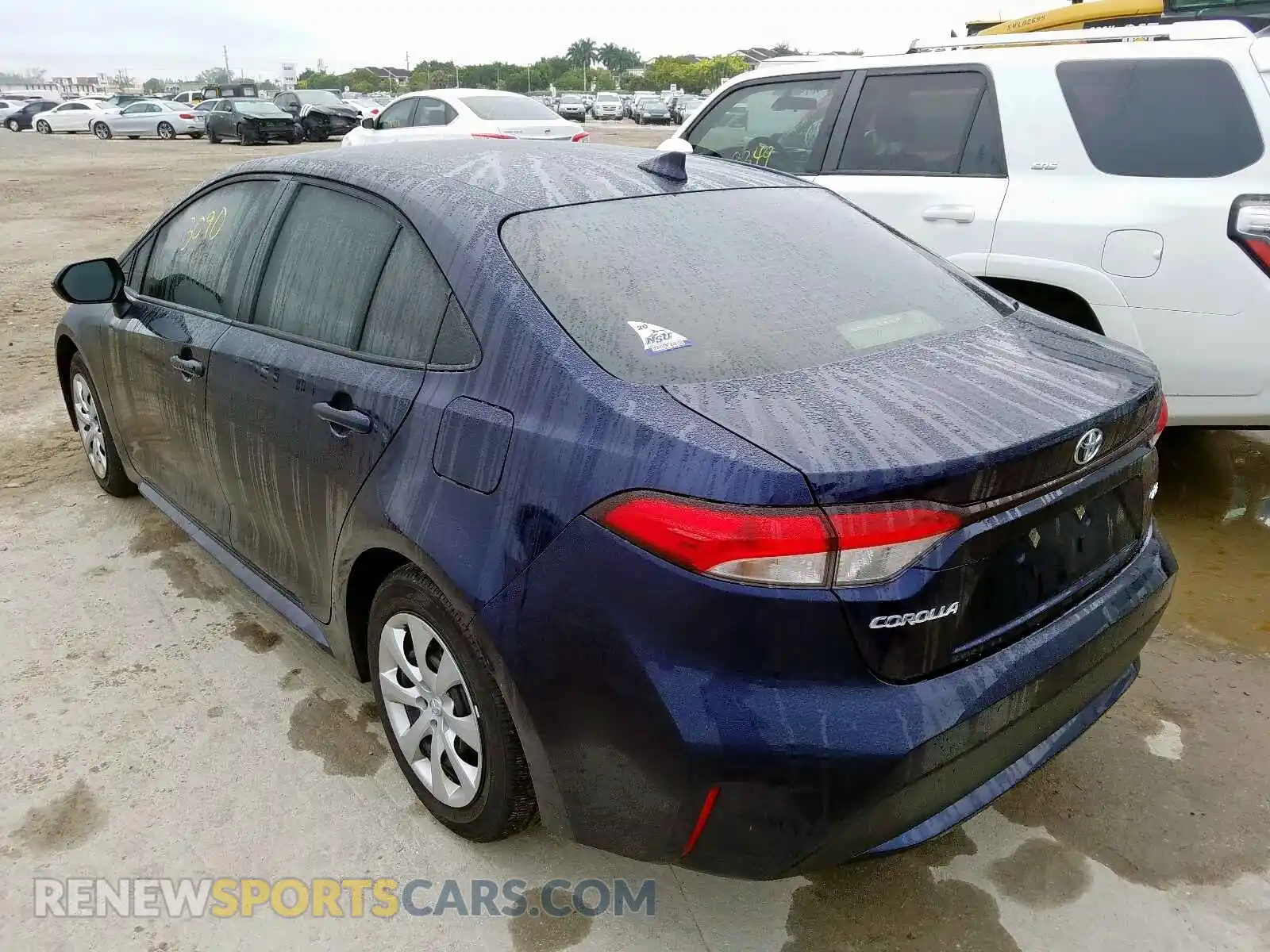 3 Photograph of a damaged car JTDEPRAE2LJ076317 TOYOTA COROLLA 2020