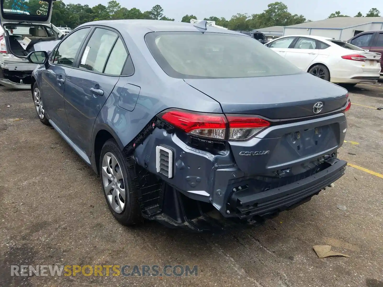 3 Photograph of a damaged car JTDEPRAE2LJ094820 TOYOTA COROLLA 2020