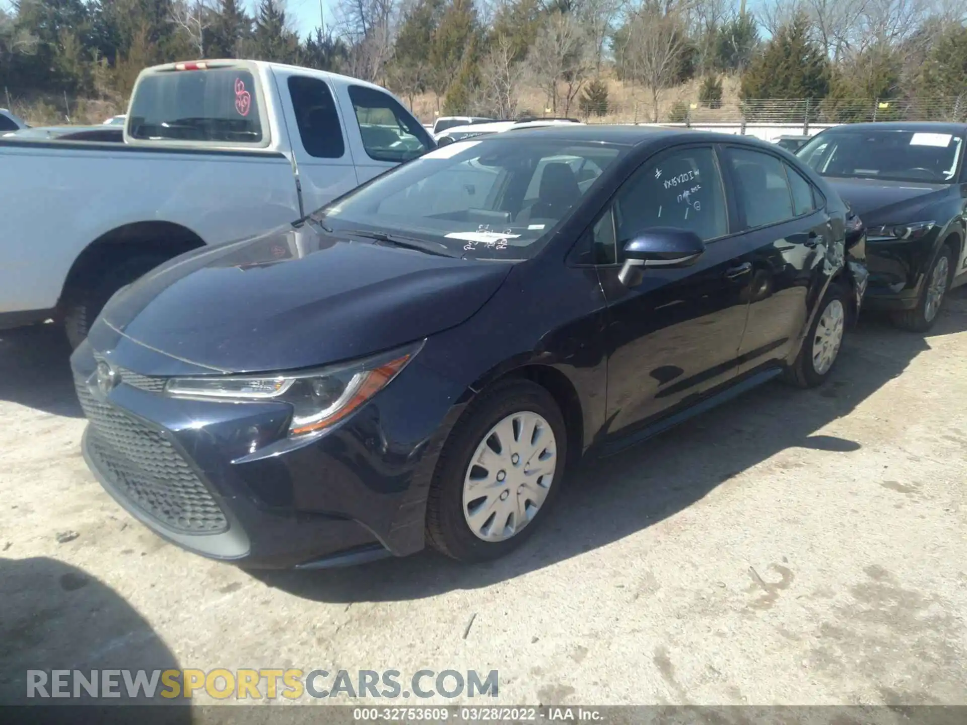 2 Photograph of a damaged car JTDEPRAE2LJ098396 TOYOTA COROLLA 2020