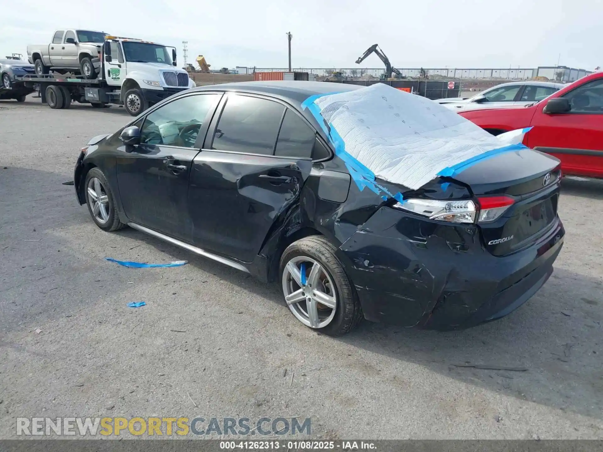 3 Photograph of a damaged car JTDEPRAE2LJ101295 TOYOTA COROLLA 2020