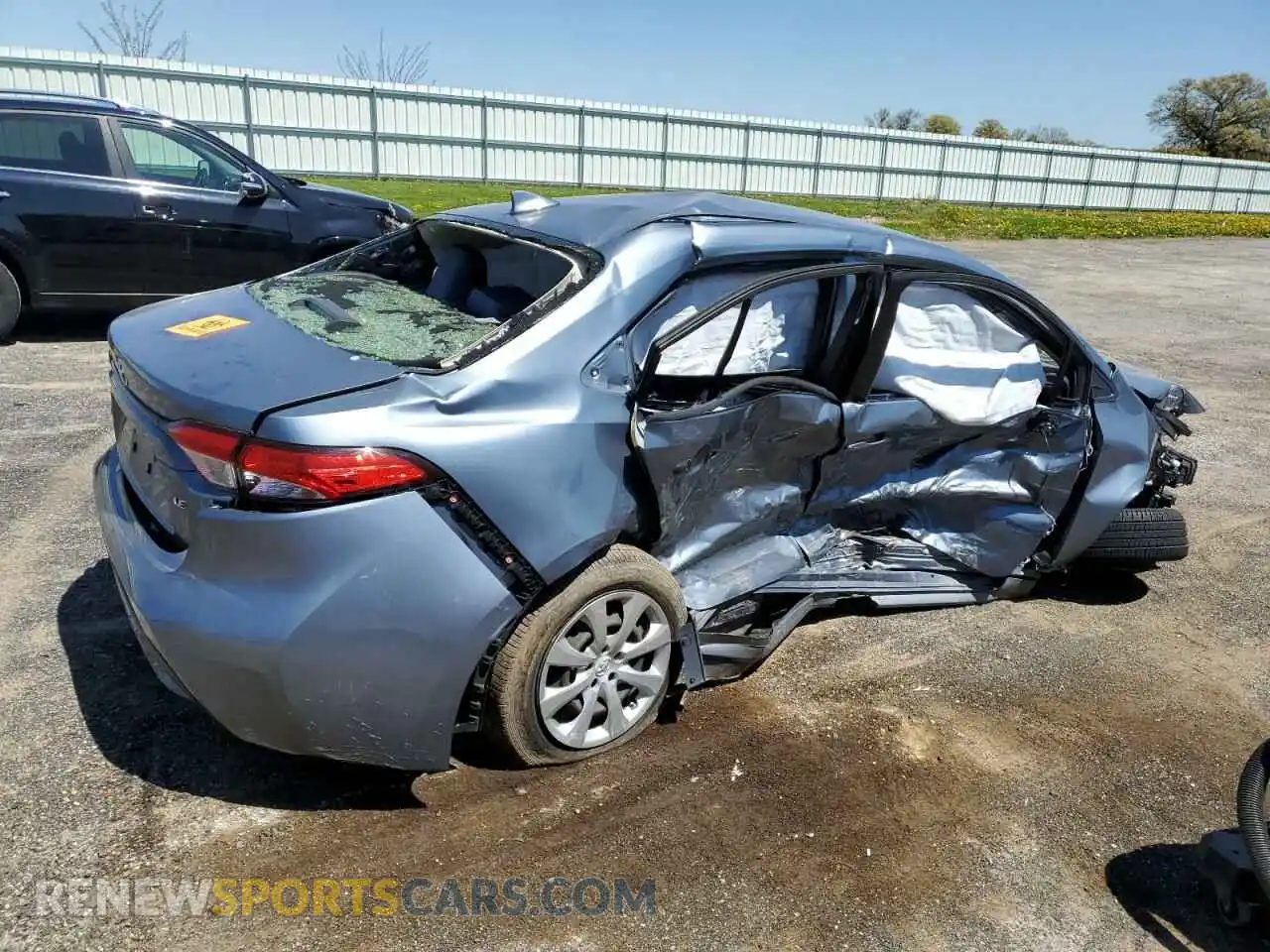 3 Photograph of a damaged car JTDEPRAE2LJ102222 TOYOTA COROLLA 2020