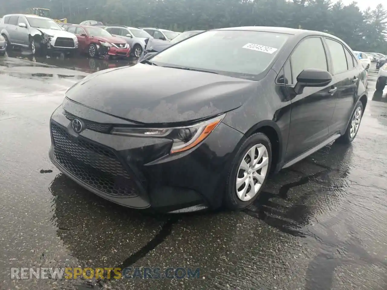 2 Photograph of a damaged car JTDEPRAE2LJ110739 TOYOTA COROLLA 2020