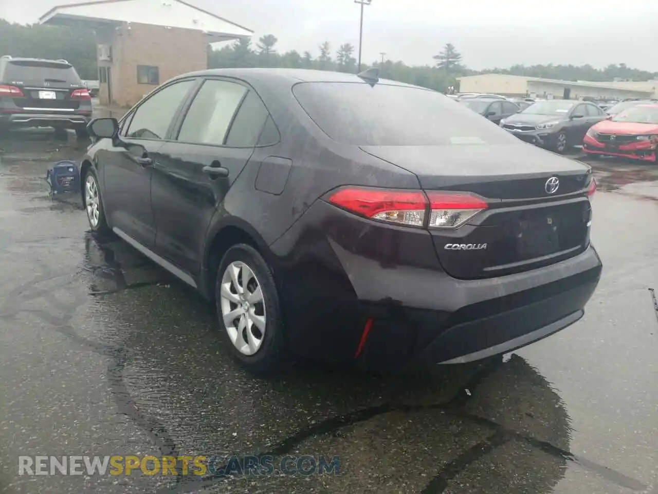 3 Photograph of a damaged car JTDEPRAE2LJ110739 TOYOTA COROLLA 2020