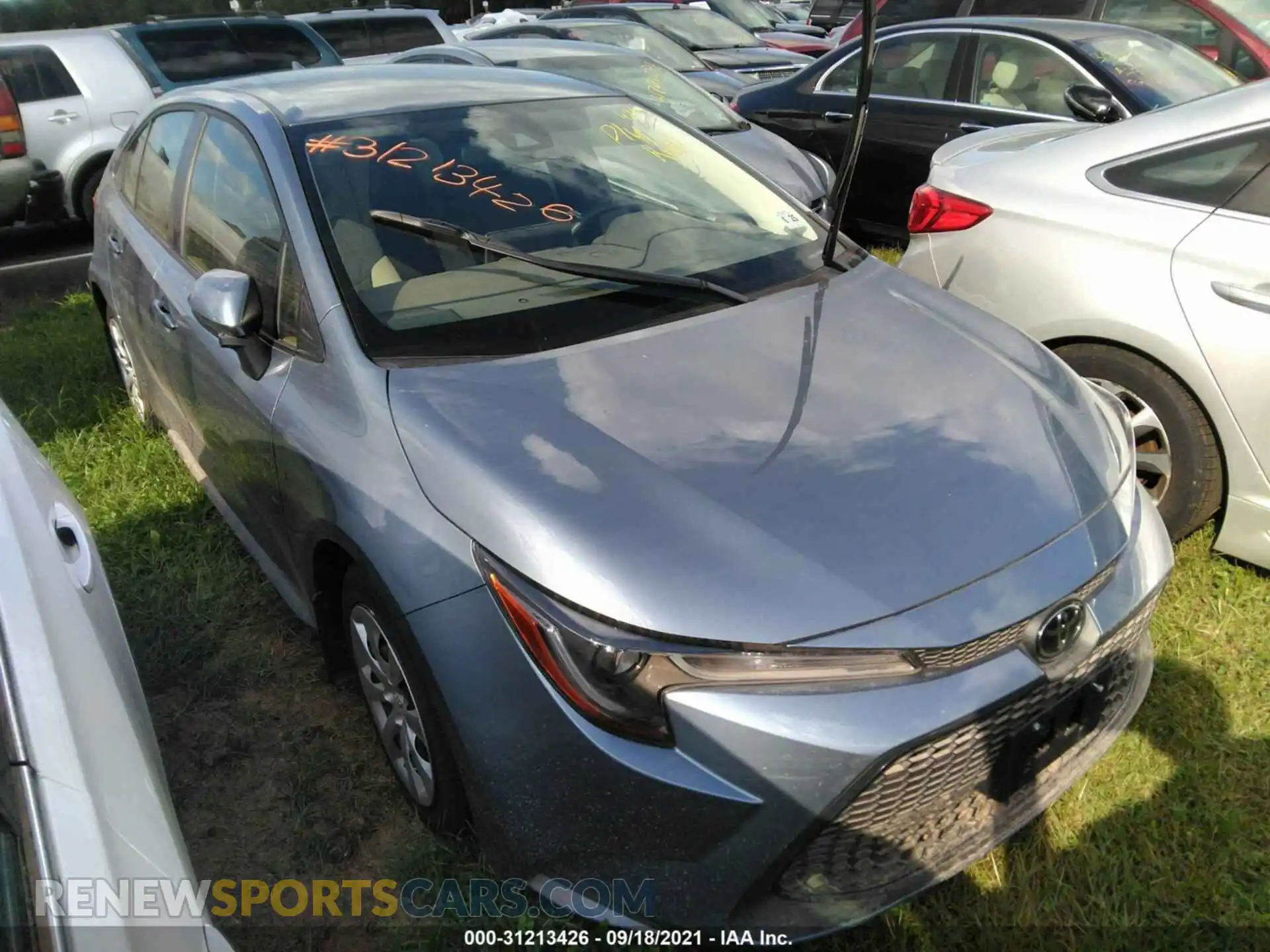 1 Фотография поврежденного автомобиля JTDEPRAE2LJ115357 TOYOTA COROLLA 2020