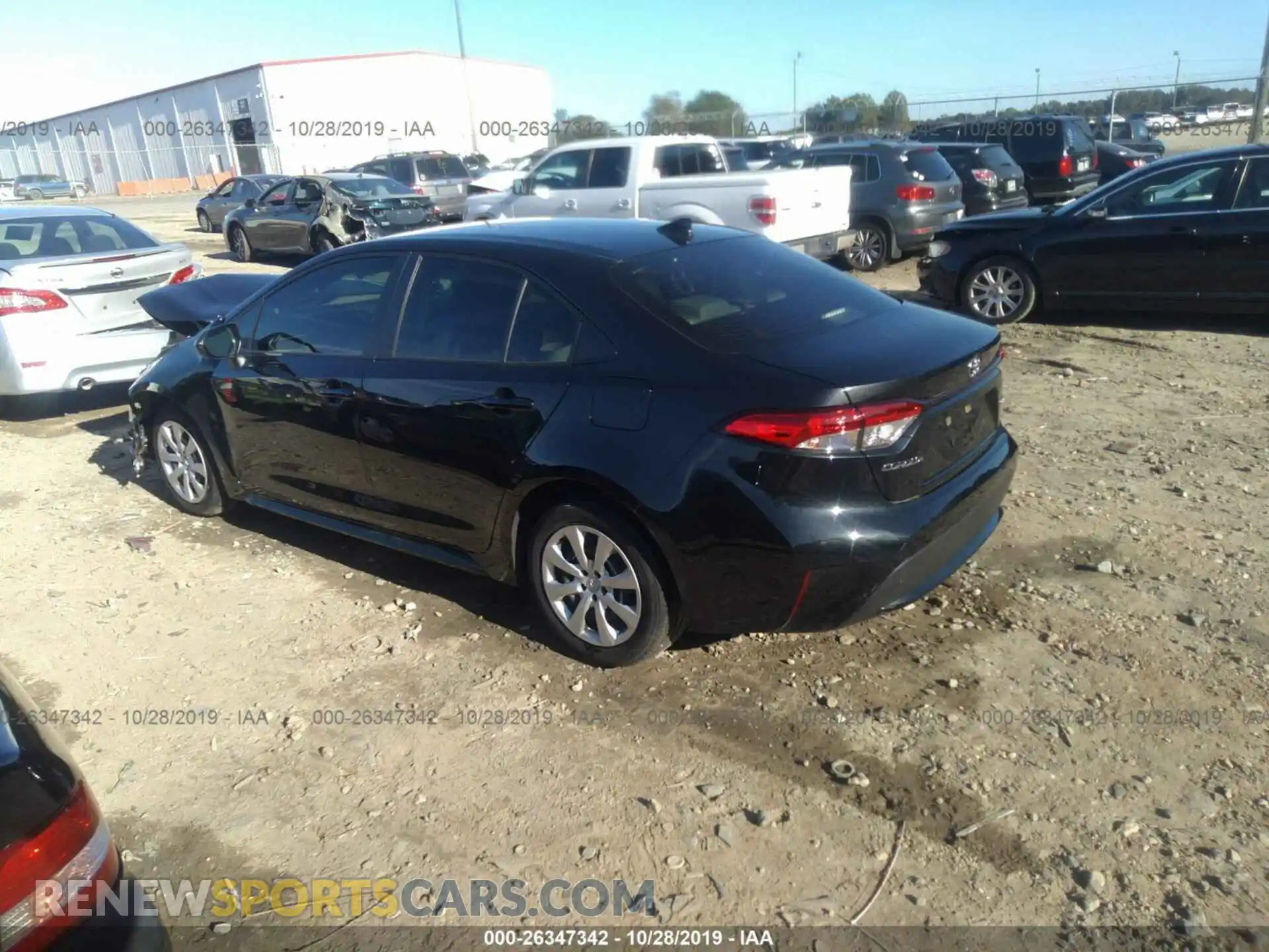 3 Photograph of a damaged car JTDEPRAE3LJ008043 TOYOTA COROLLA 2020