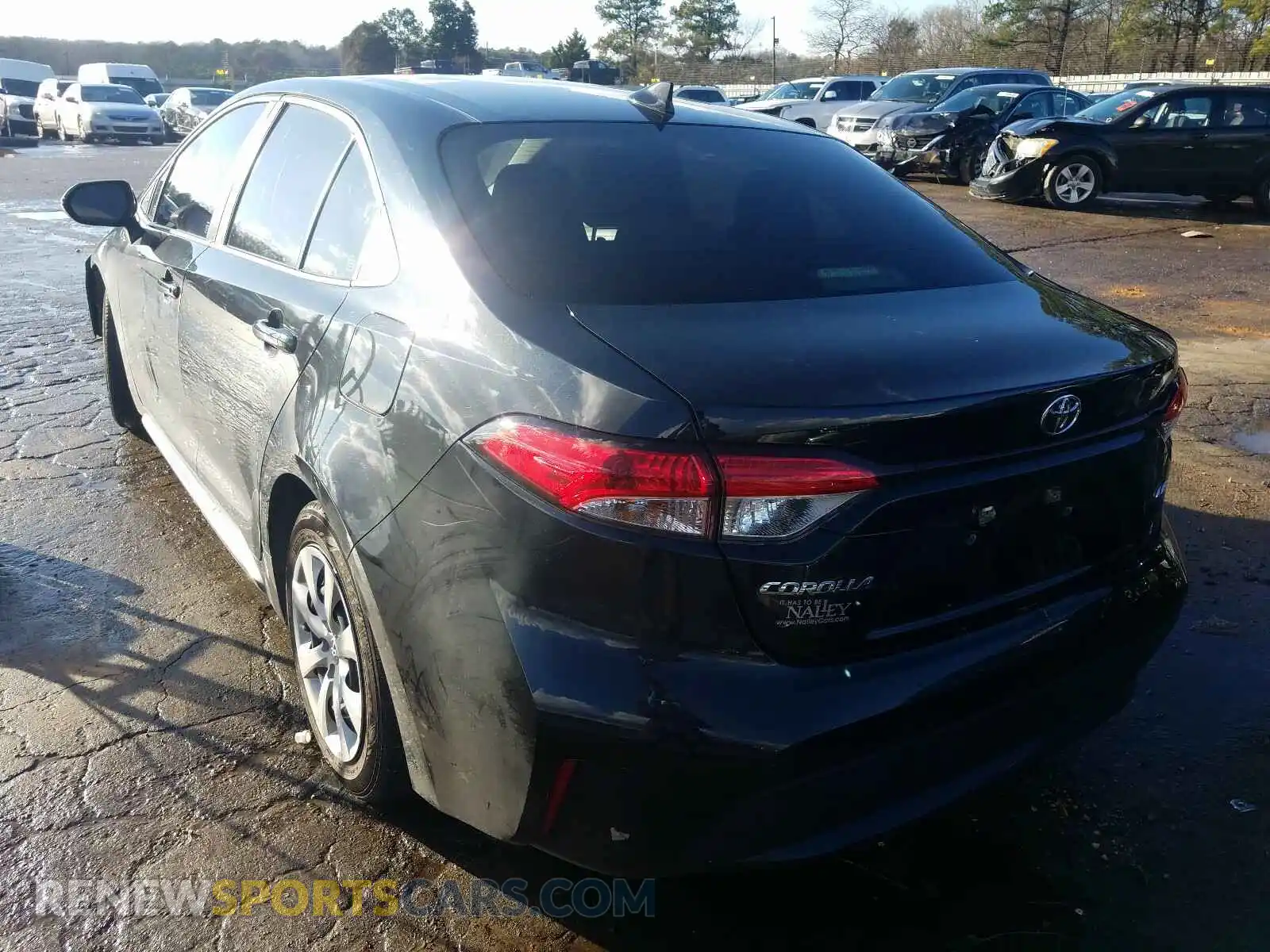 3 Photograph of a damaged car JTDEPRAE3LJ008236 TOYOTA COROLLA 2020