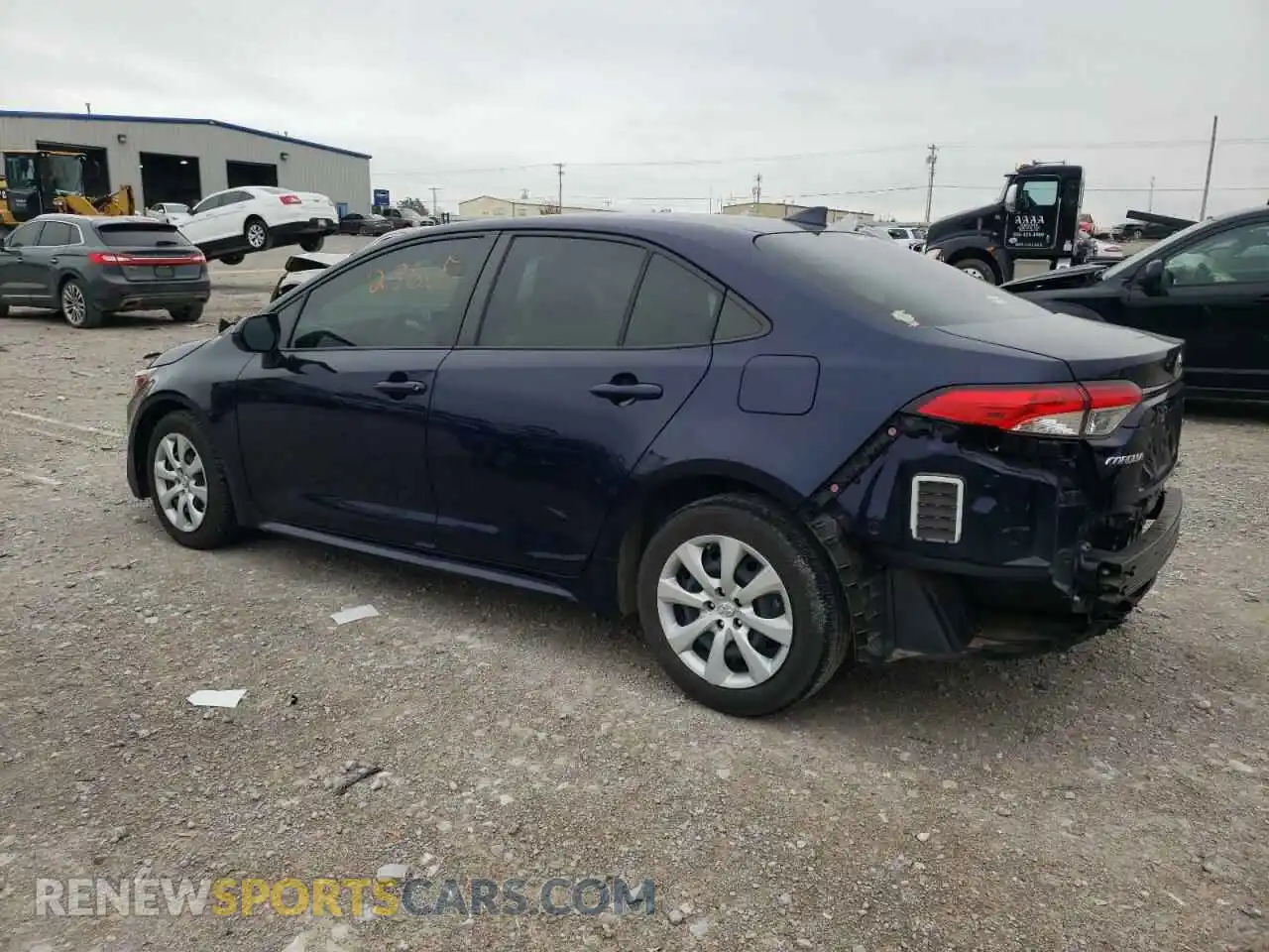 2 Photograph of a damaged car JTDEPRAE3LJ009693 TOYOTA COROLLA 2020