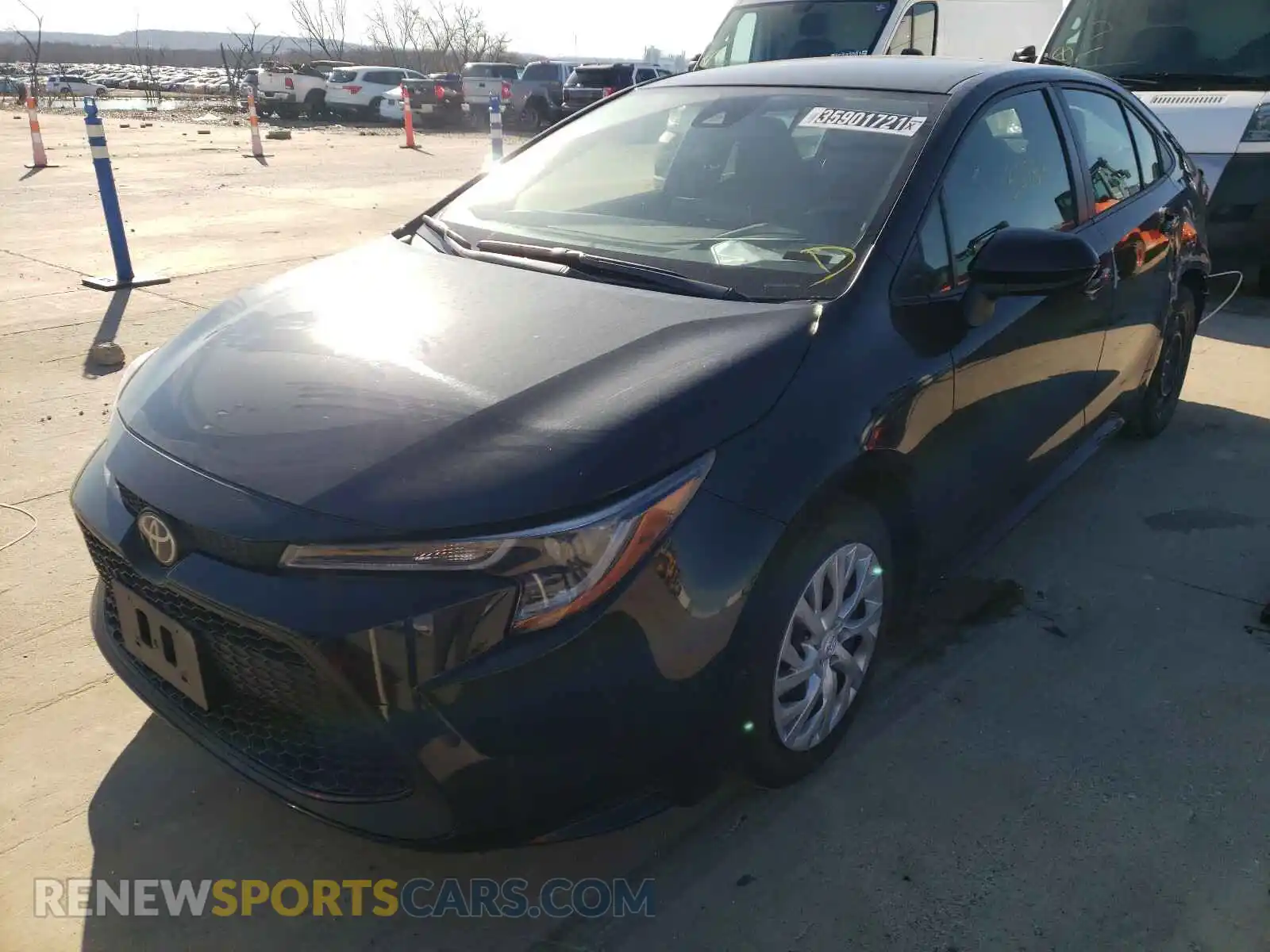 2 Photograph of a damaged car JTDEPRAE3LJ020130 TOYOTA COROLLA 2020