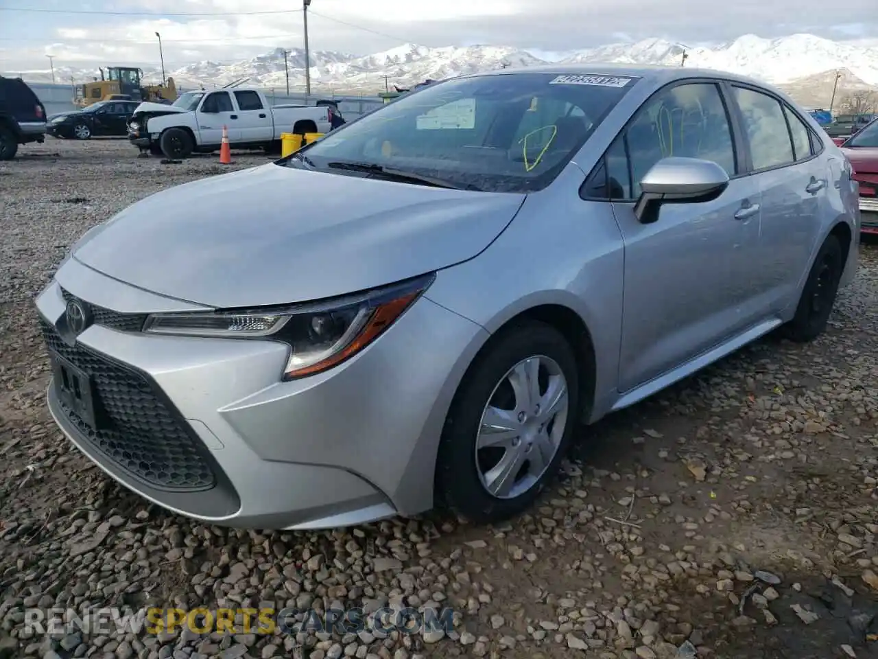2 Photograph of a damaged car JTDEPRAE3LJ021357 TOYOTA COROLLA 2020