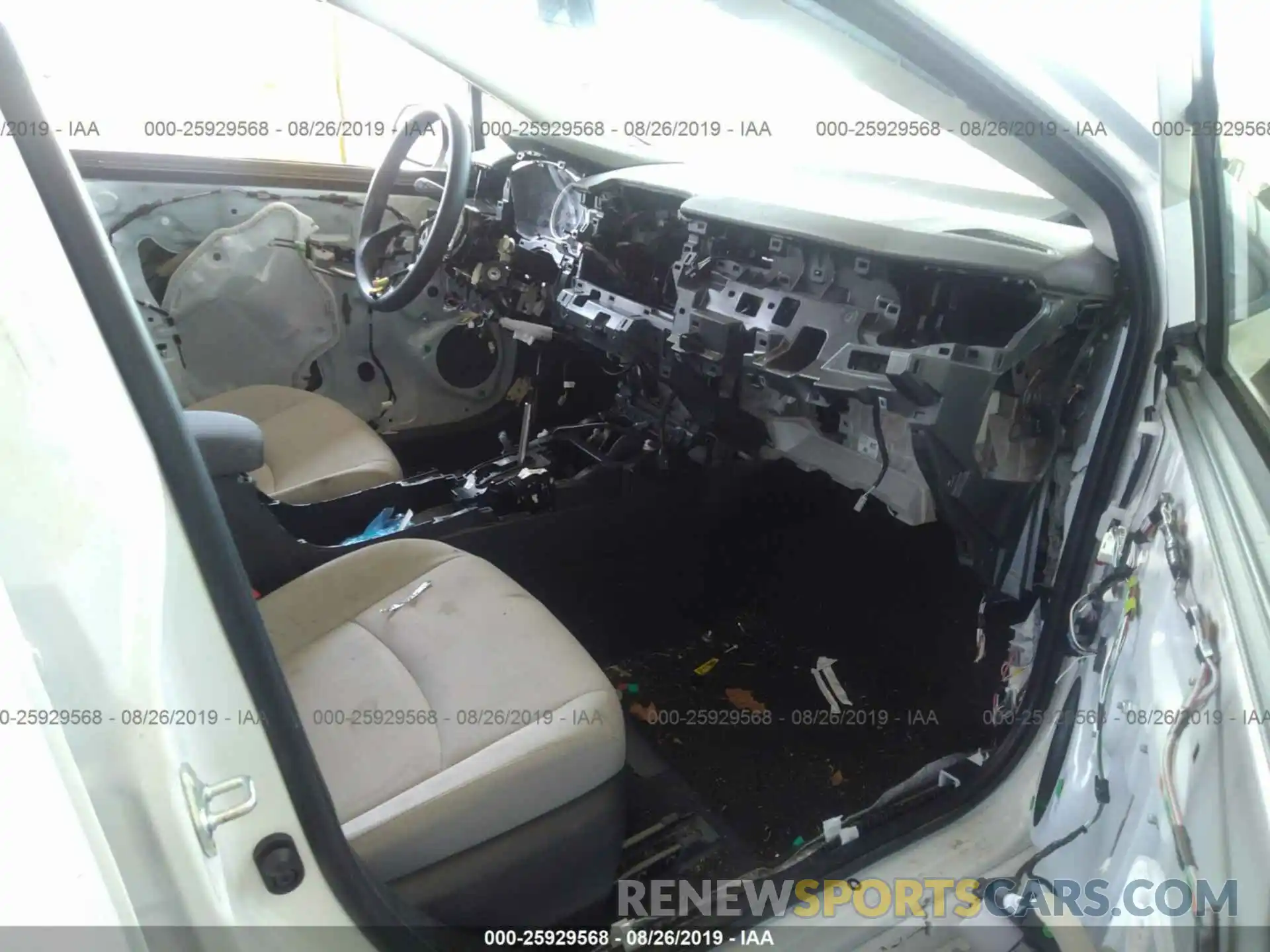 5 Photograph of a damaged car JTDEPRAE3LJ025442 TOYOTA COROLLA 2020