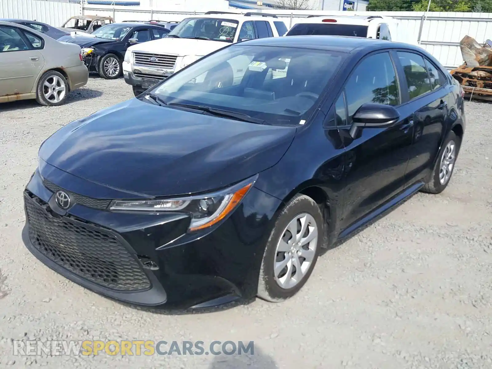 2 Фотография поврежденного автомобиля JTDEPRAE3LJ025568 TOYOTA COROLLA 2020