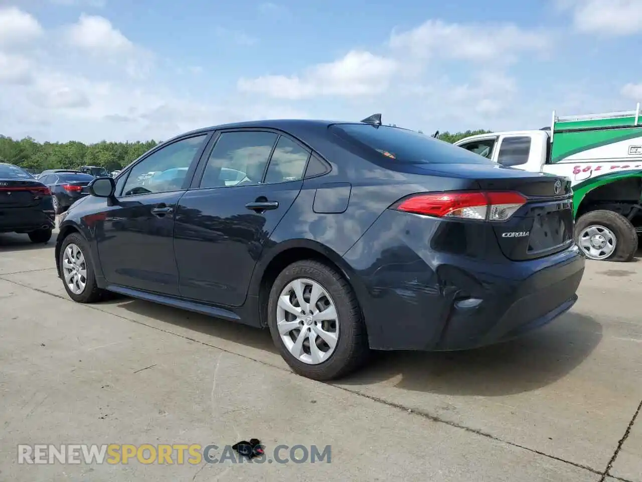 2 Photograph of a damaged car JTDEPRAE3LJ027126 TOYOTA COROLLA 2020