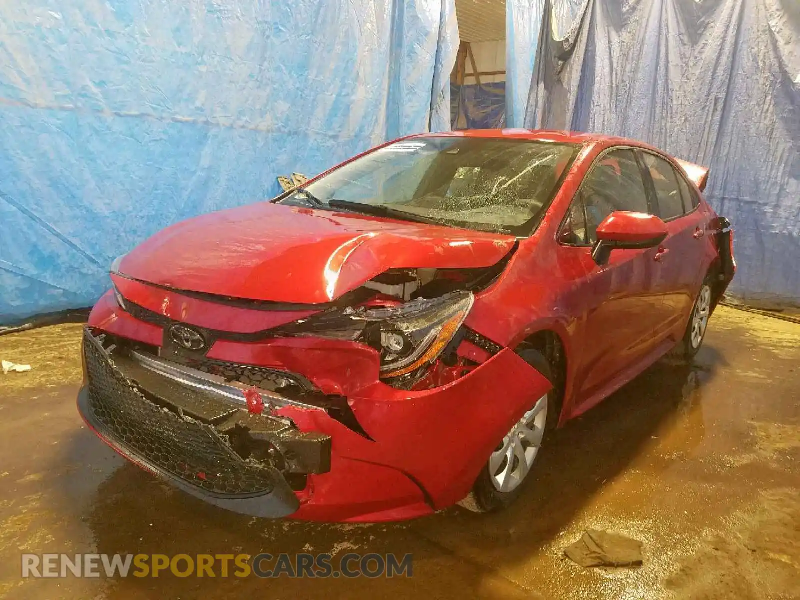 2 Photograph of a damaged car JTDEPRAE3LJ028633 TOYOTA COROLLA 2020