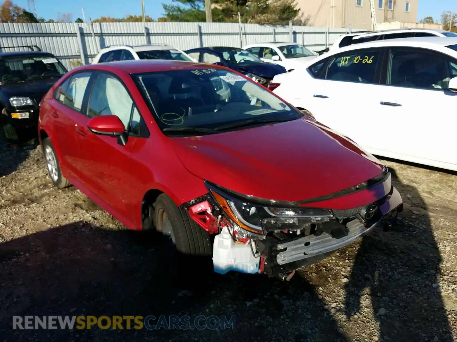 1 Photograph of a damaged car JTDEPRAE3LJ041978 TOYOTA COROLLA 2020