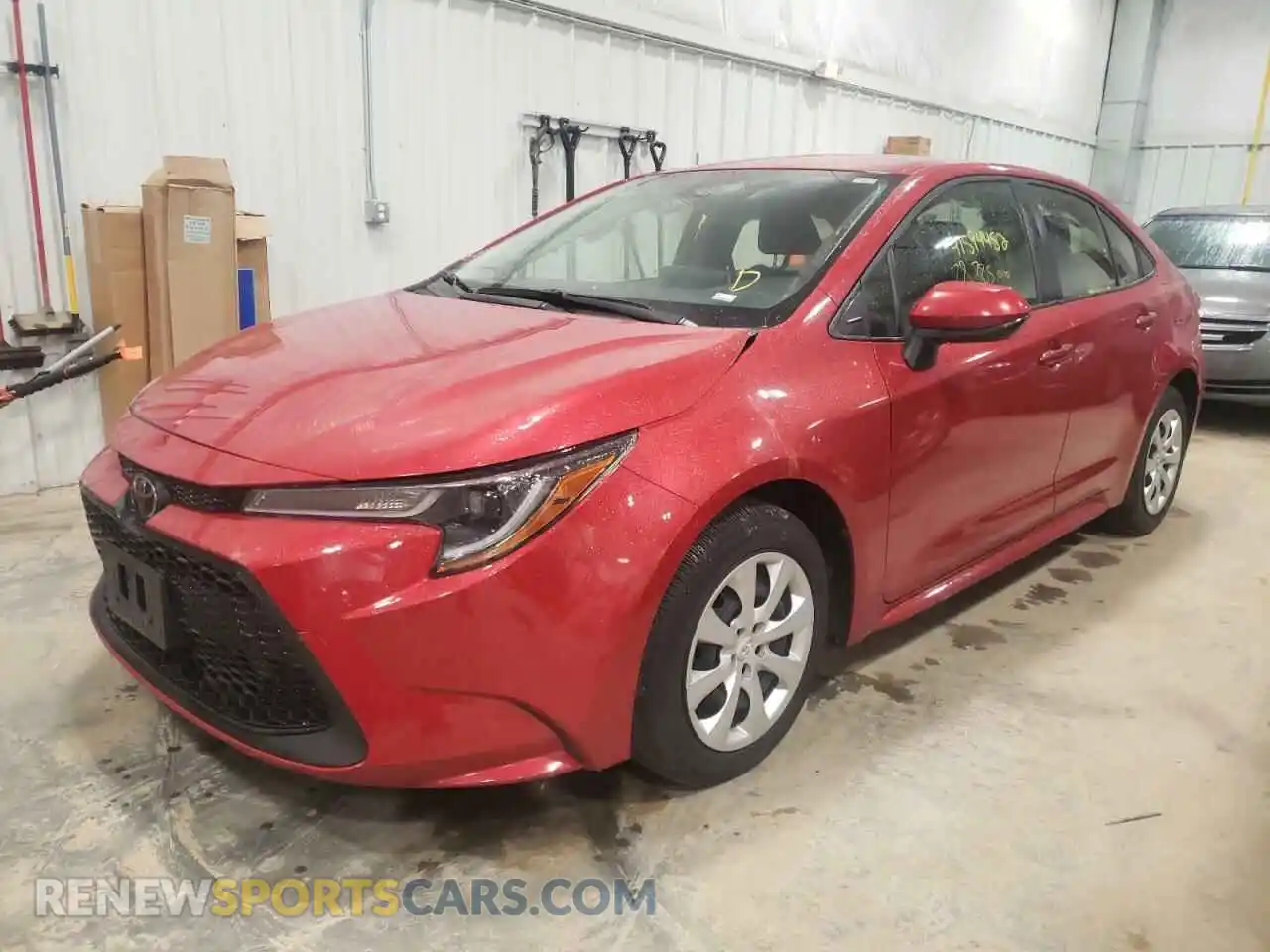 2 Photograph of a damaged car JTDEPRAE3LJ042063 TOYOTA COROLLA 2020