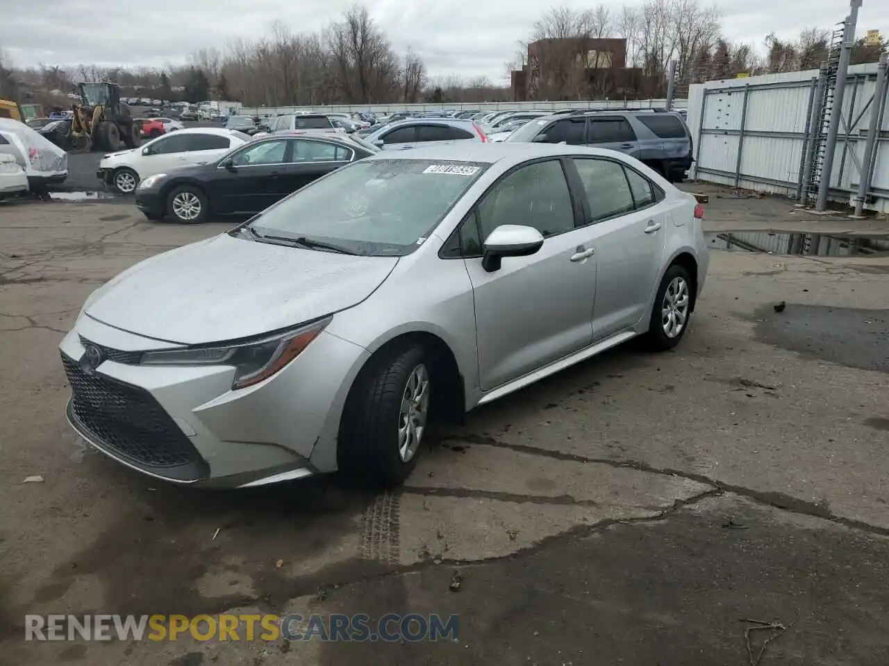 1 Photograph of a damaged car JTDEPRAE3LJ044248 TOYOTA COROLLA 2020
