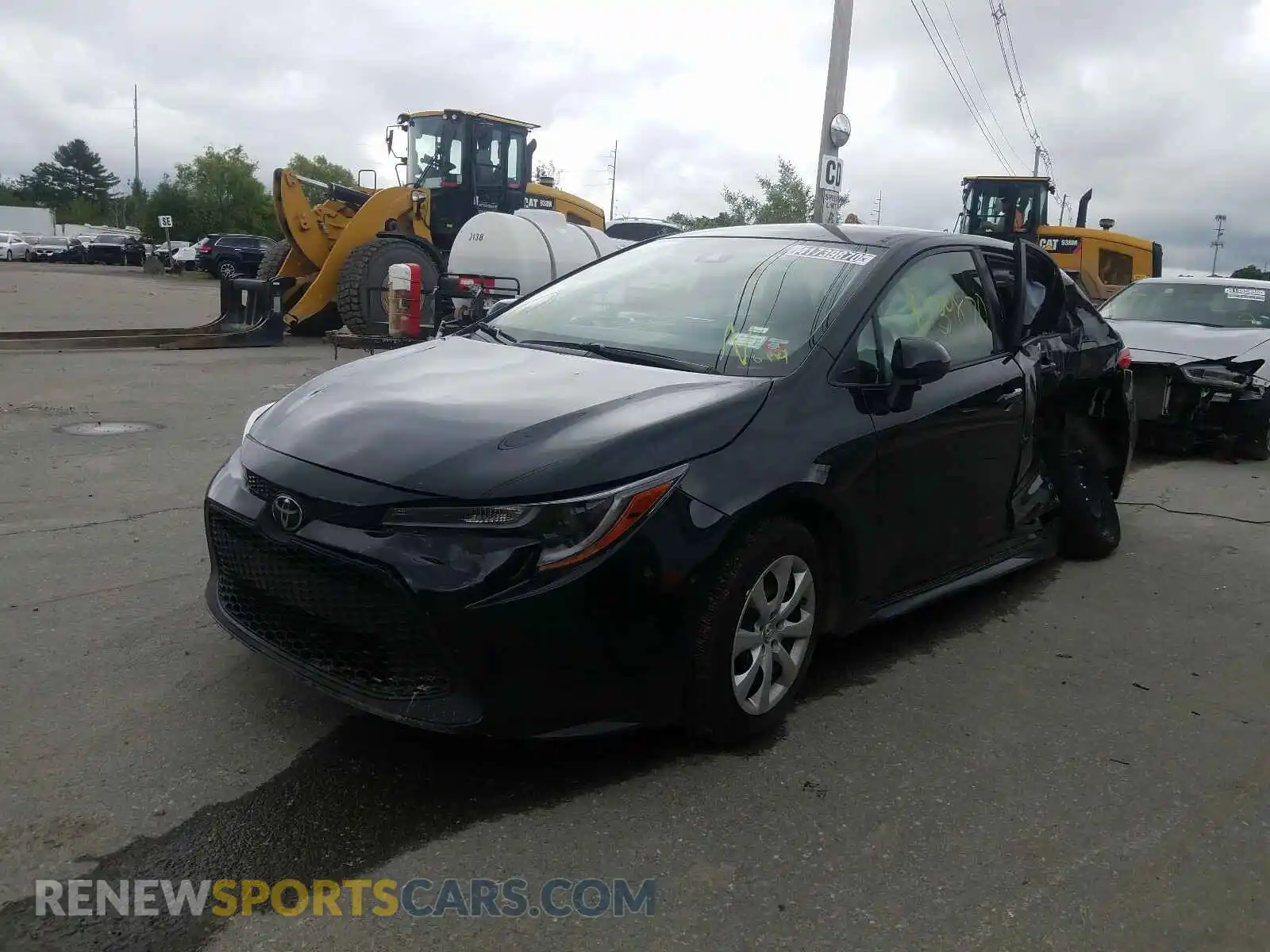 2 Photograph of a damaged car JTDEPRAE3LJ045299 TOYOTA COROLLA 2020