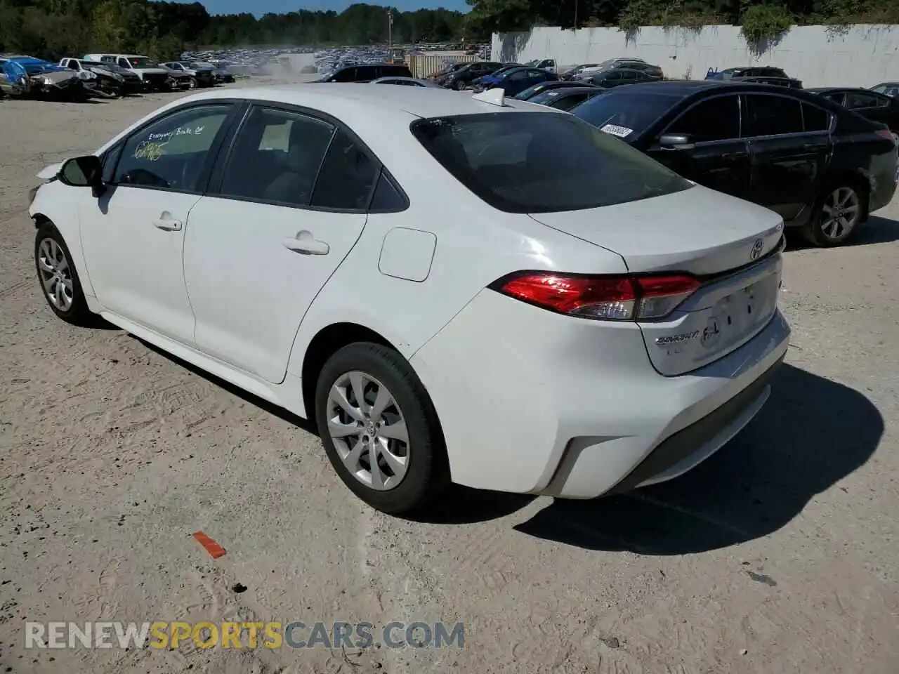 3 Photograph of a damaged car JTDEPRAE3LJ046940 TOYOTA COROLLA 2020
