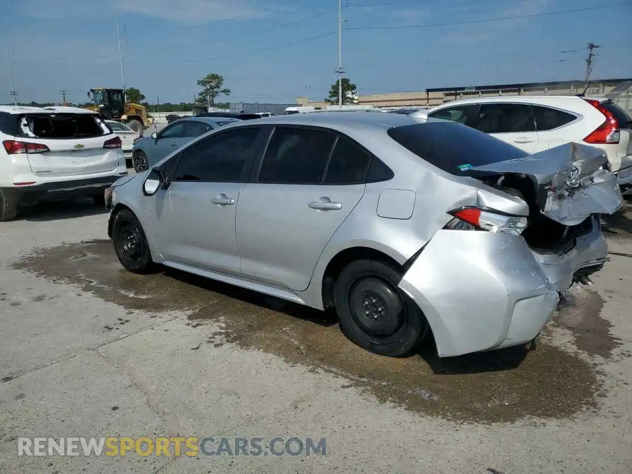 2 Photograph of a damaged car JTDEPRAE3LJ047327 TOYOTA COROLLA 2020