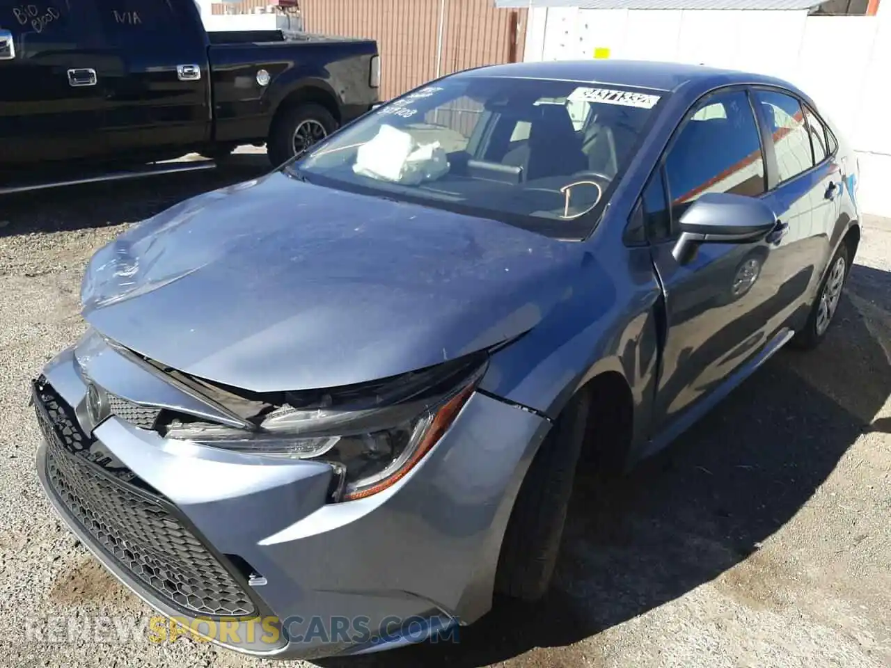 2 Photograph of a damaged car JTDEPRAE3LJ051930 TOYOTA COROLLA 2020