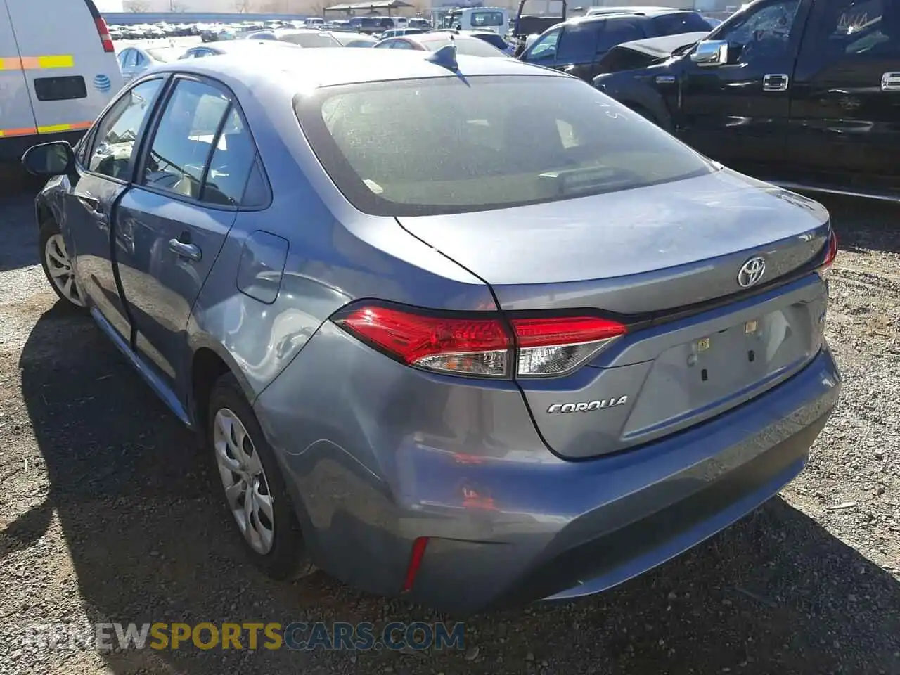 3 Photograph of a damaged car JTDEPRAE3LJ051930 TOYOTA COROLLA 2020