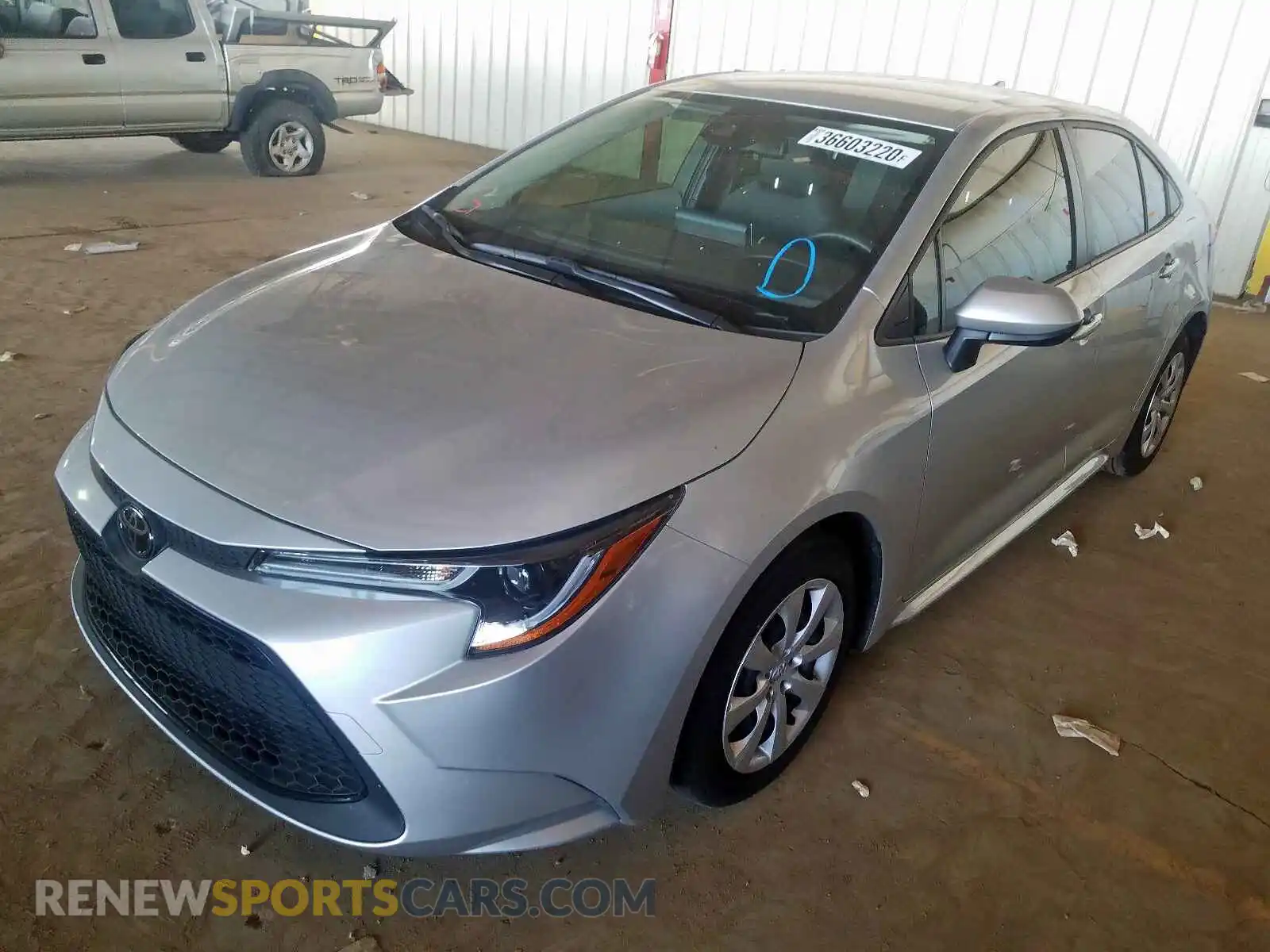 2 Photograph of a damaged car JTDEPRAE3LJ058943 TOYOTA COROLLA 2020