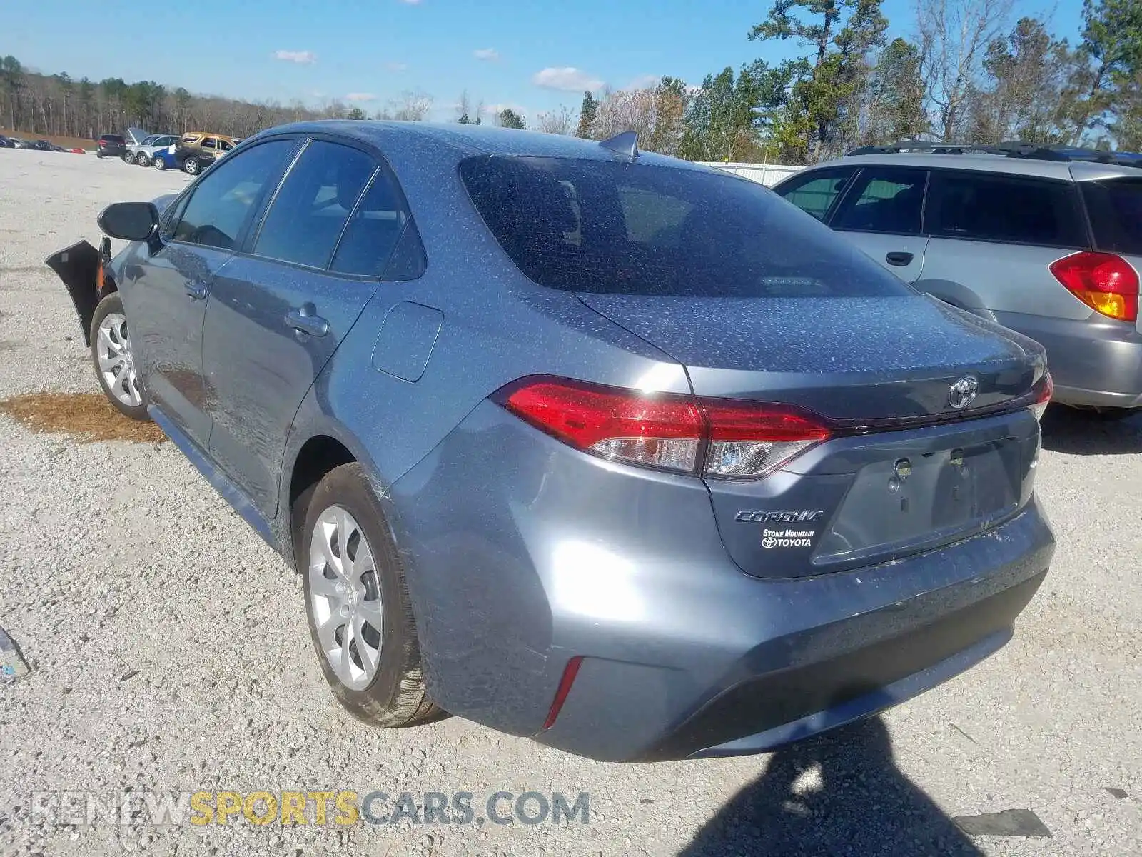 3 Photograph of a damaged car JTDEPRAE3LJ061955 TOYOTA COROLLA 2020