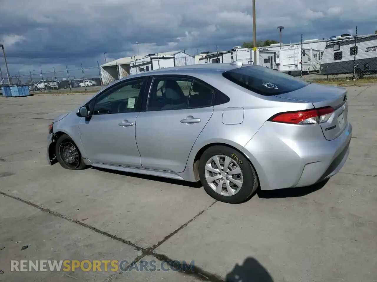 2 Photograph of a damaged car JTDEPRAE3LJ062667 TOYOTA COROLLA 2020