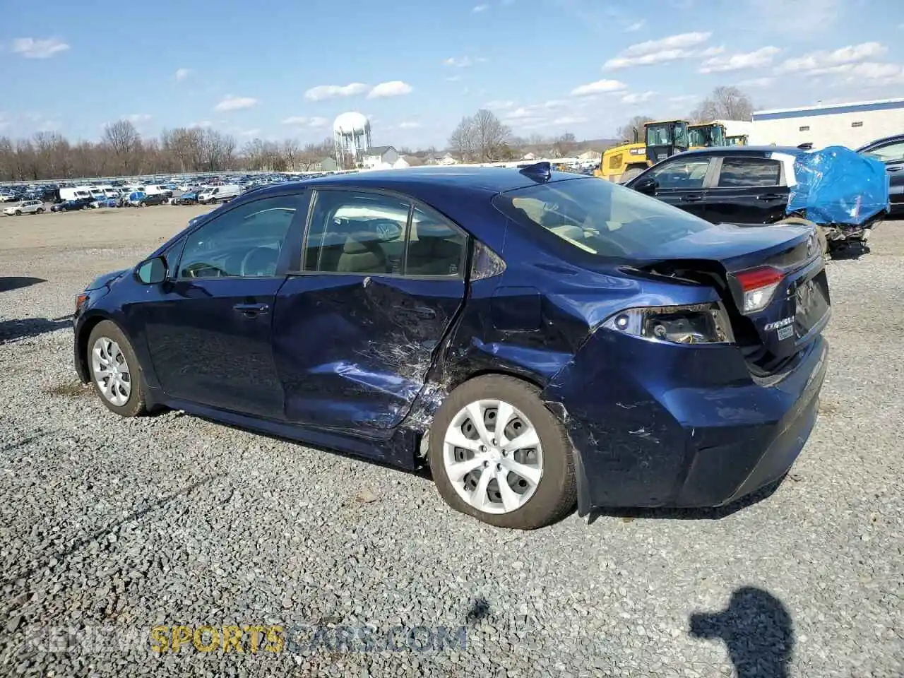 2 Photograph of a damaged car JTDEPRAE3LJ074379 TOYOTA COROLLA 2020
