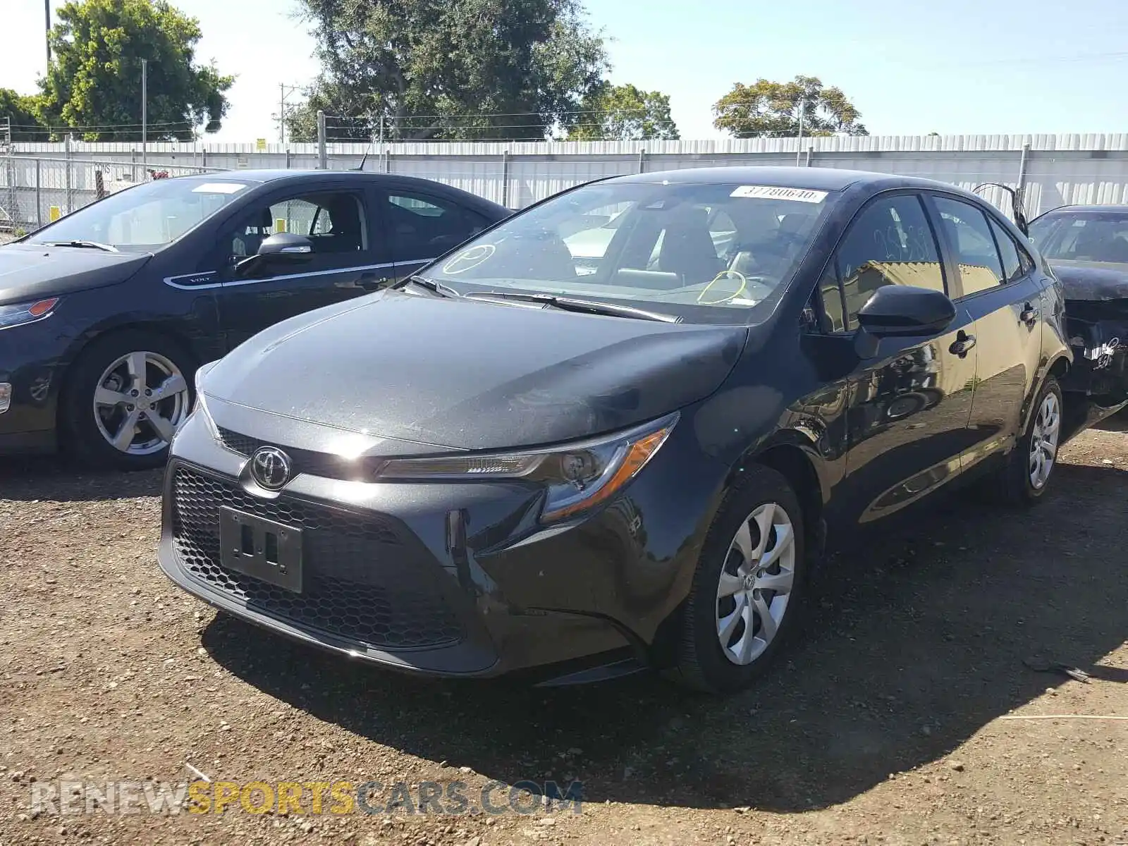 2 Photograph of a damaged car JTDEPRAE3LJ079260 TOYOTA COROLLA 2020