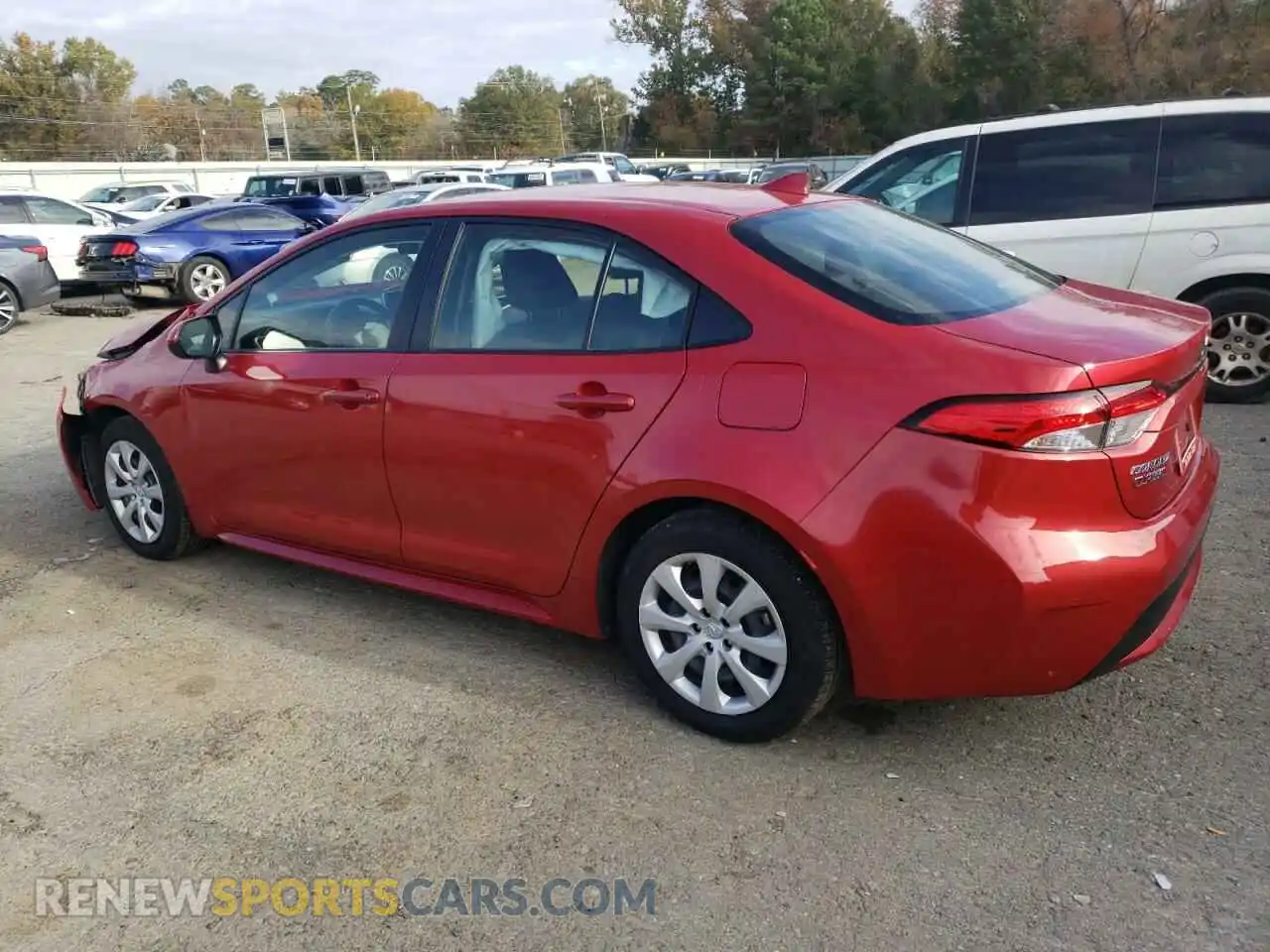 2 Photograph of a damaged car JTDEPRAE3LJ103864 TOYOTA COROLLA 2020