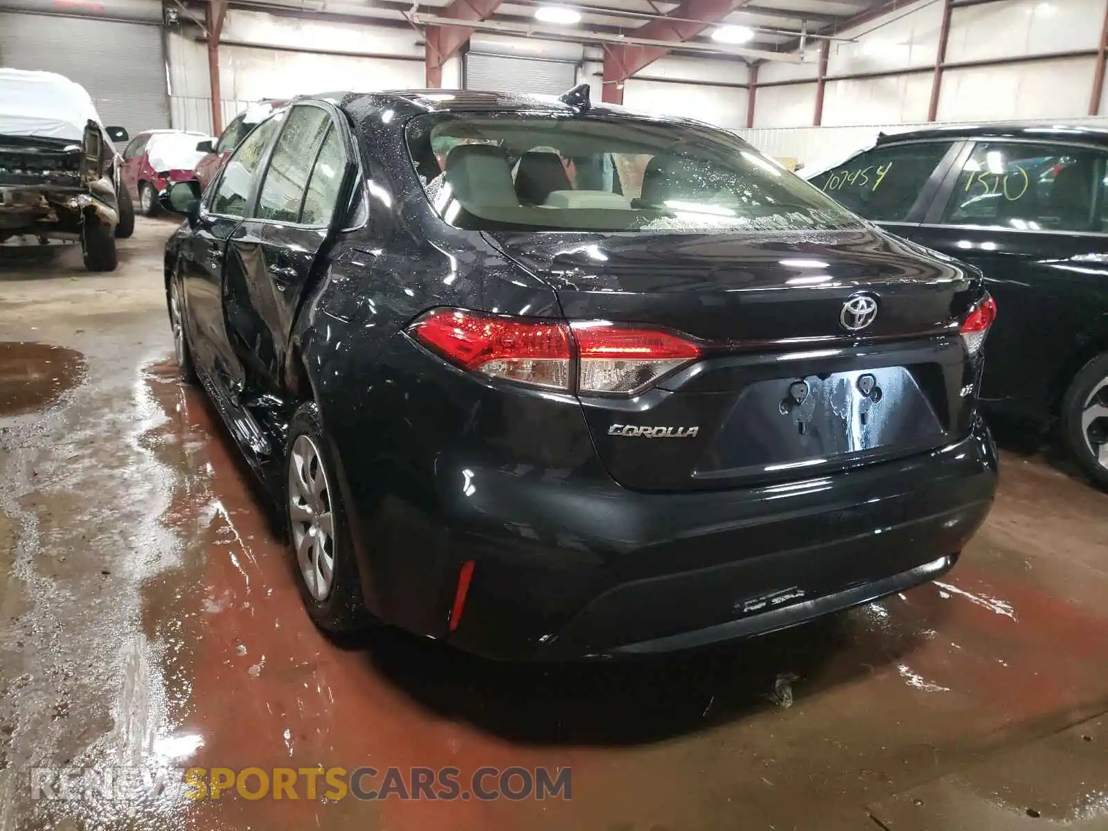 3 Photograph of a damaged car JTDEPRAE3LJ116646 TOYOTA COROLLA 2020