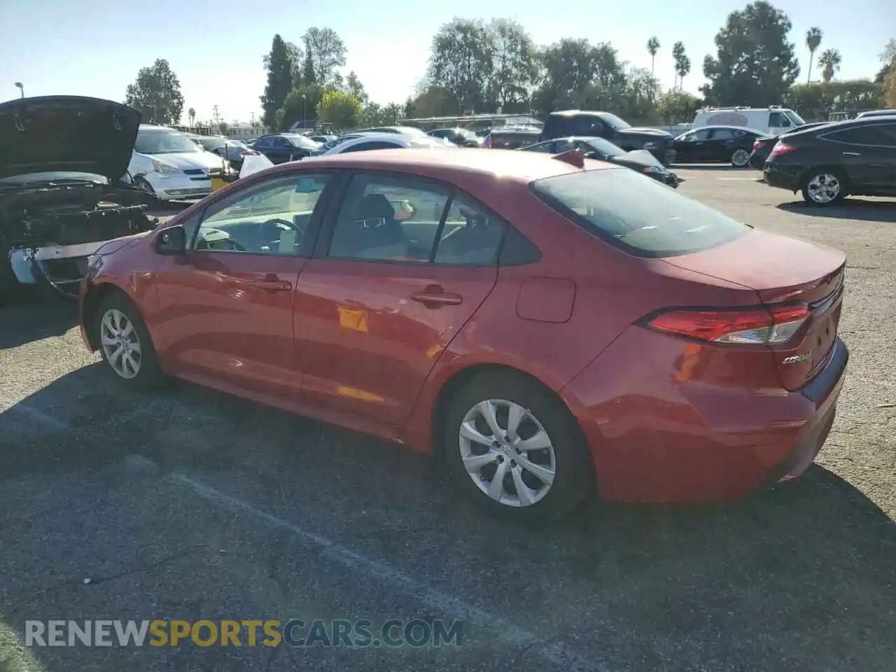 2 Photograph of a damaged car JTDEPRAE4LJ004325 TOYOTA COROLLA 2020