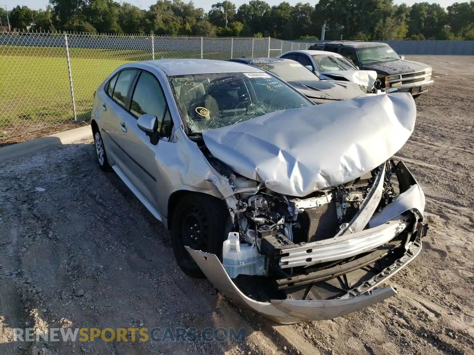 1 fotografías del automóvil dañado JTDEPRAE4LJ009007 TOYOTA COROLLA 2020
