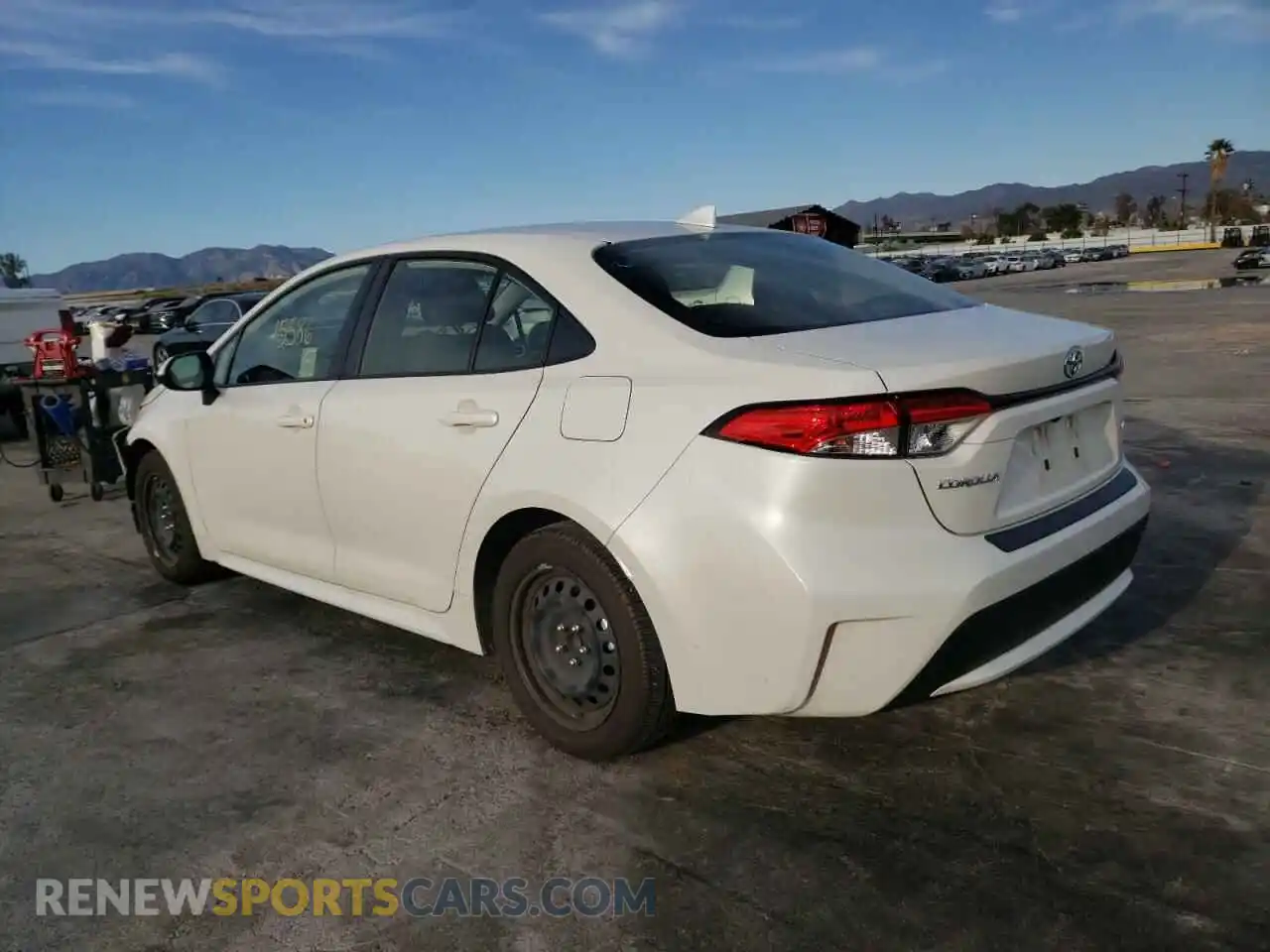 2 Photograph of a damaged car JTDEPRAE4LJ011291 TOYOTA COROLLA 2020